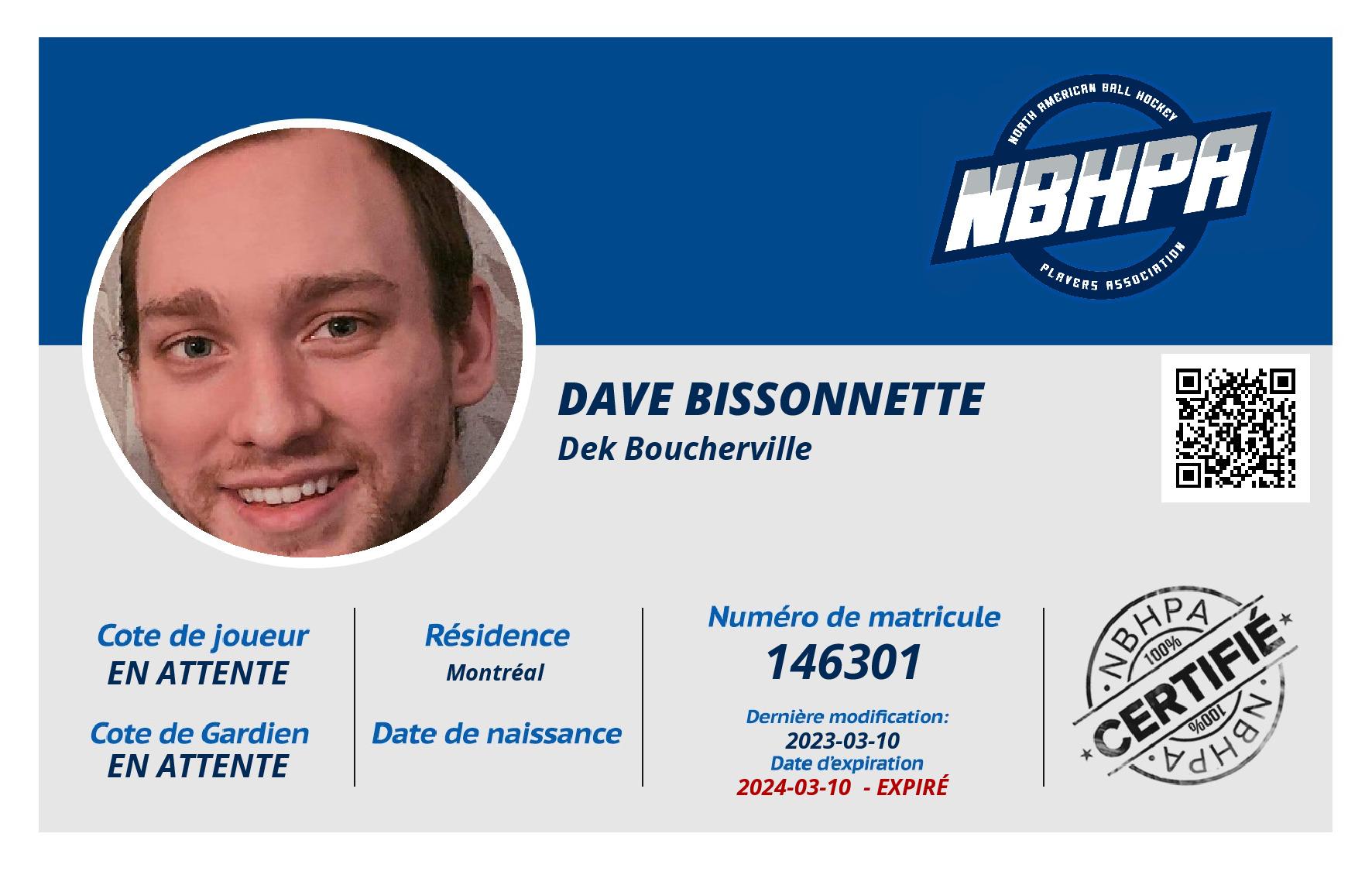 Dave Bissonnette