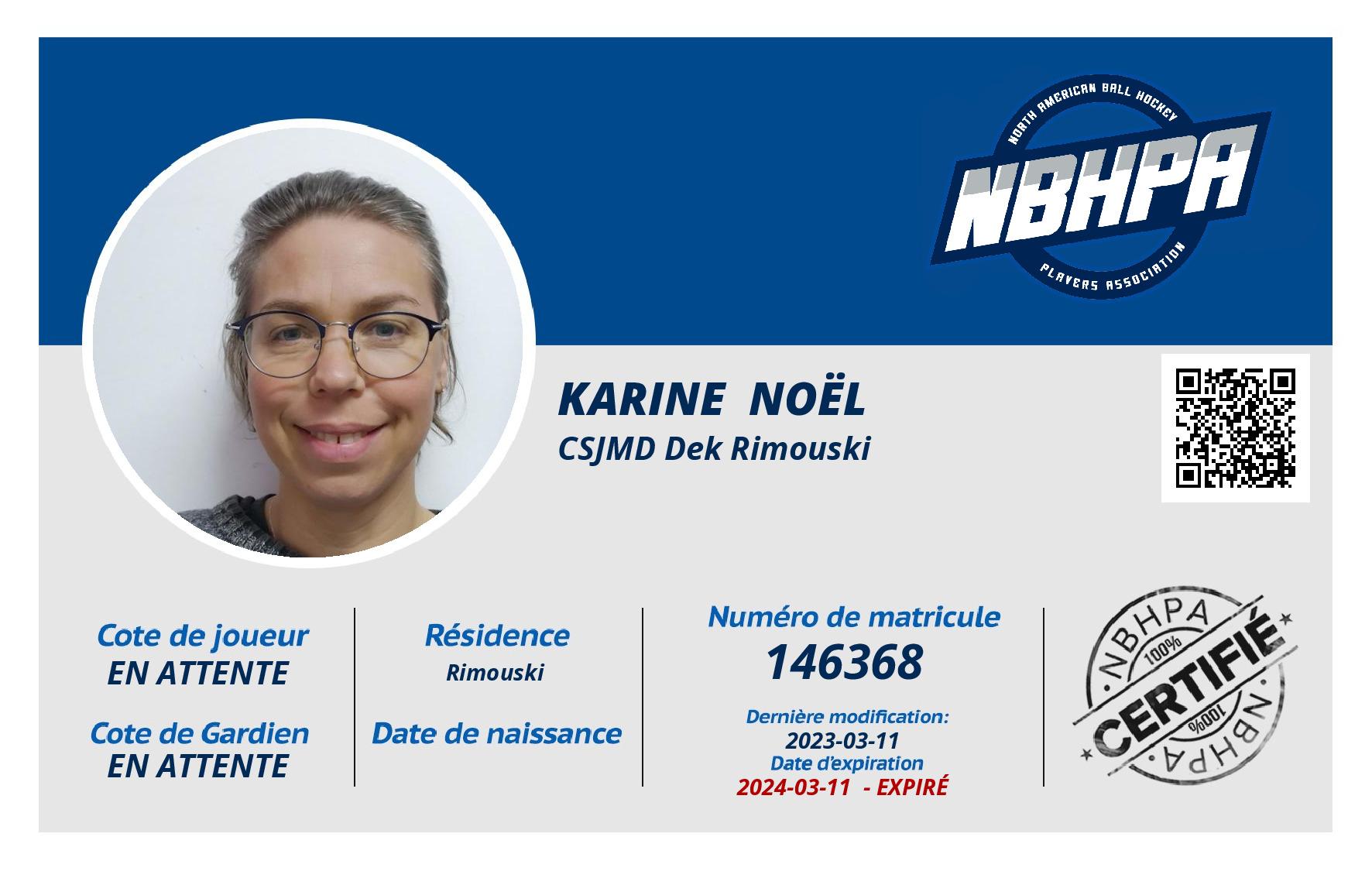 Karine  Noël 