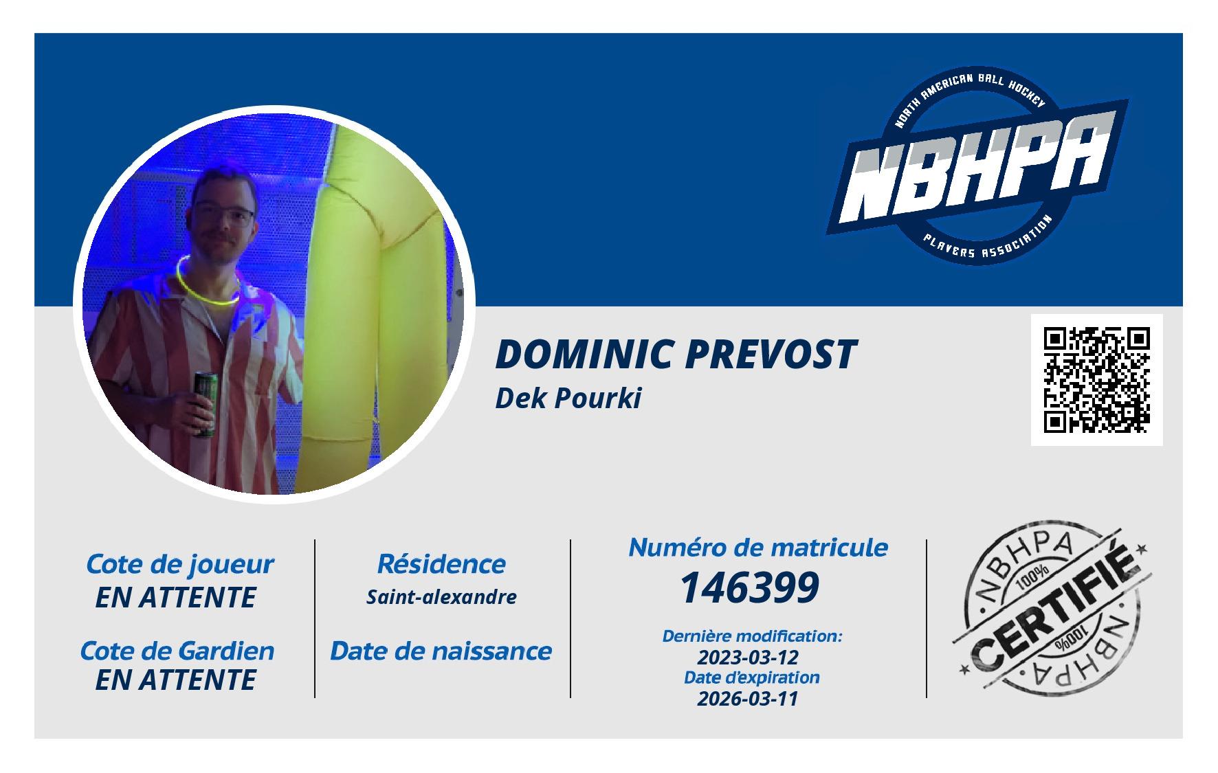 Dominic Prevost