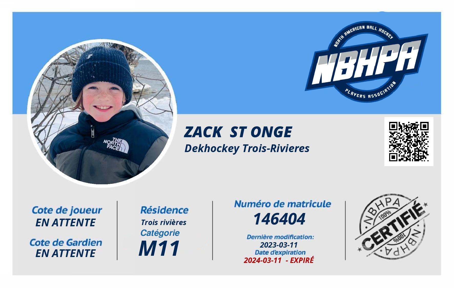 Zack  St Onge