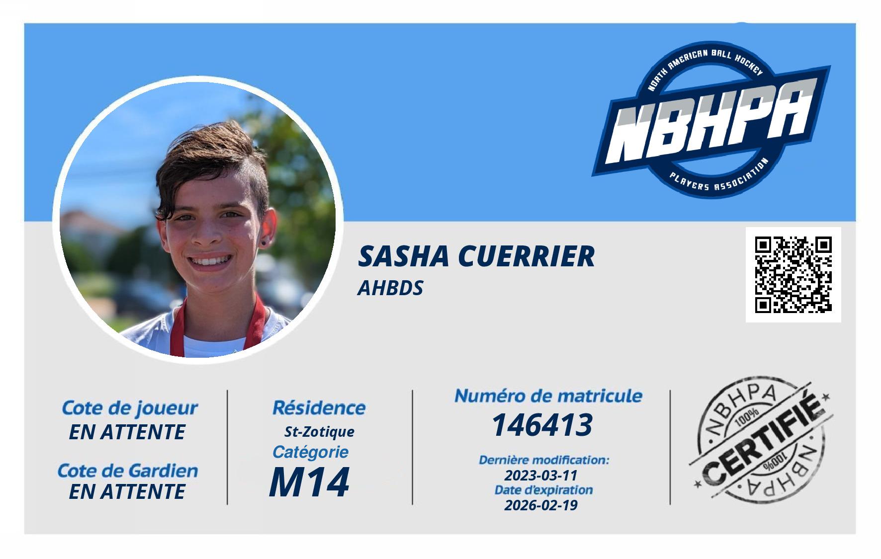 Sasha Cuerrier 