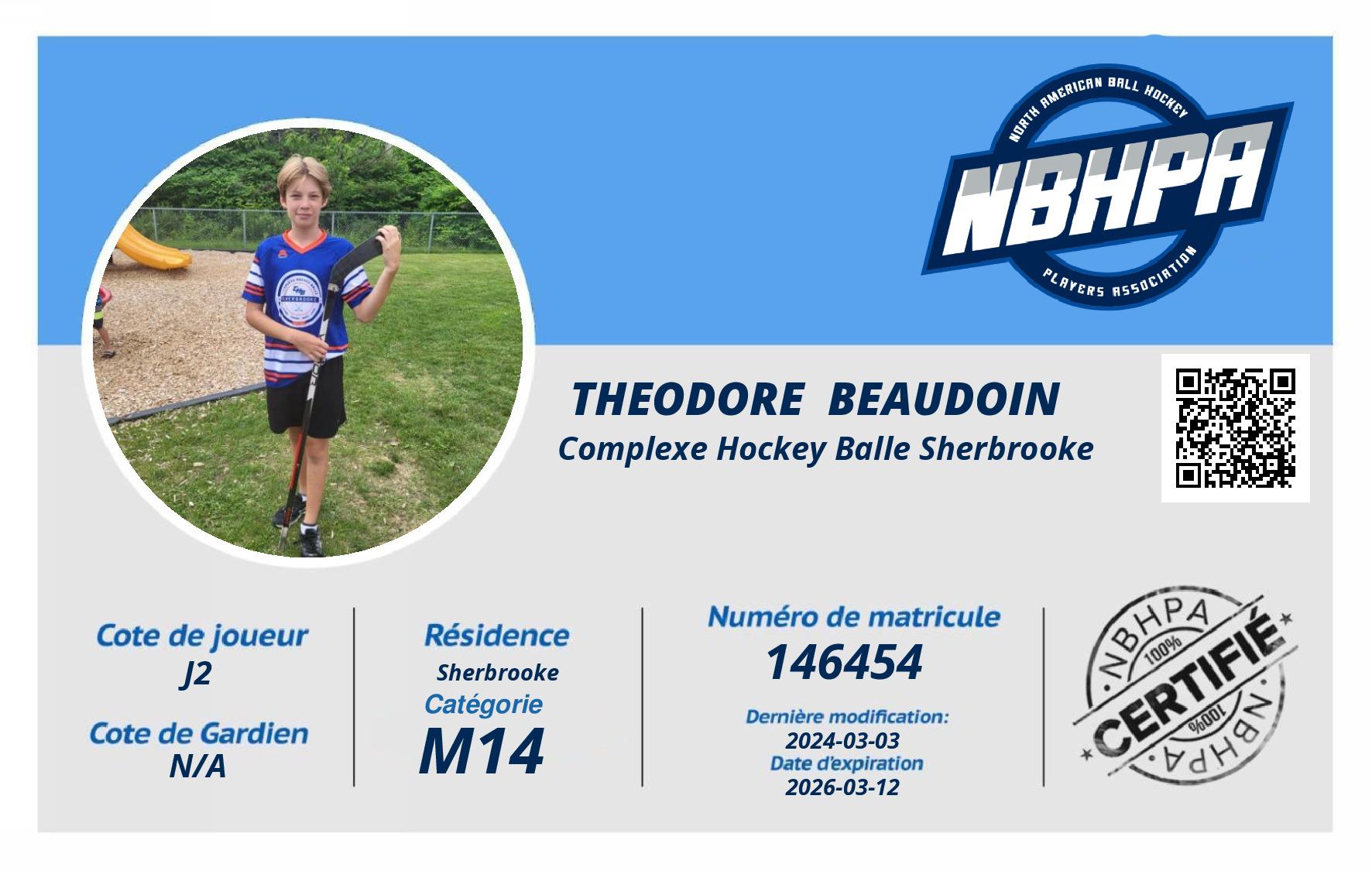  Theodore  Beaudoin 