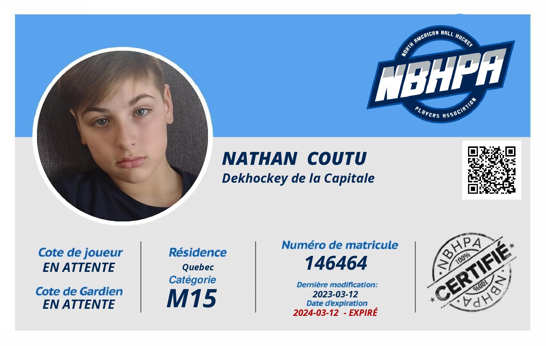 Nathan  Coutu