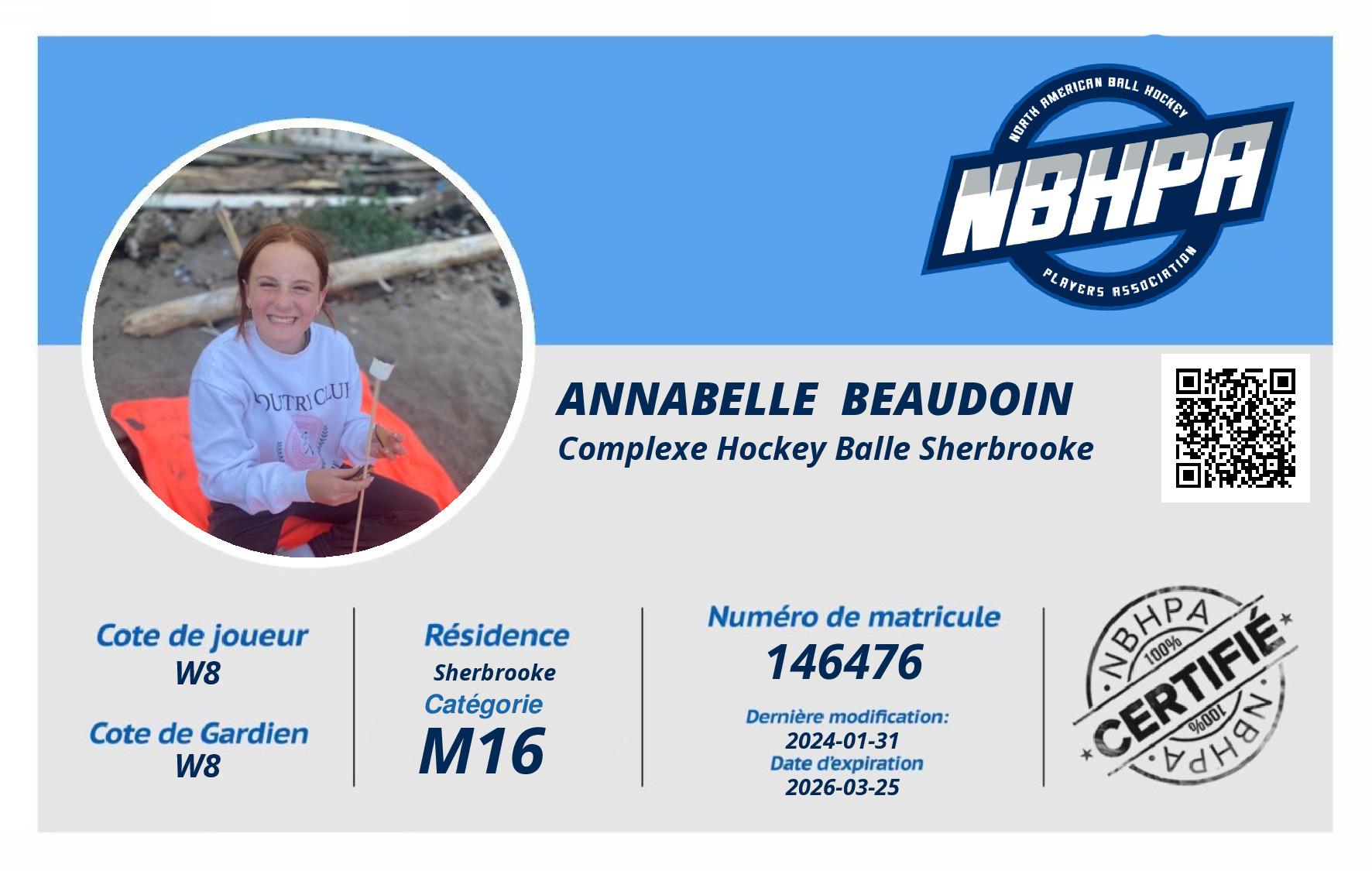 Annabelle  Beaudoin