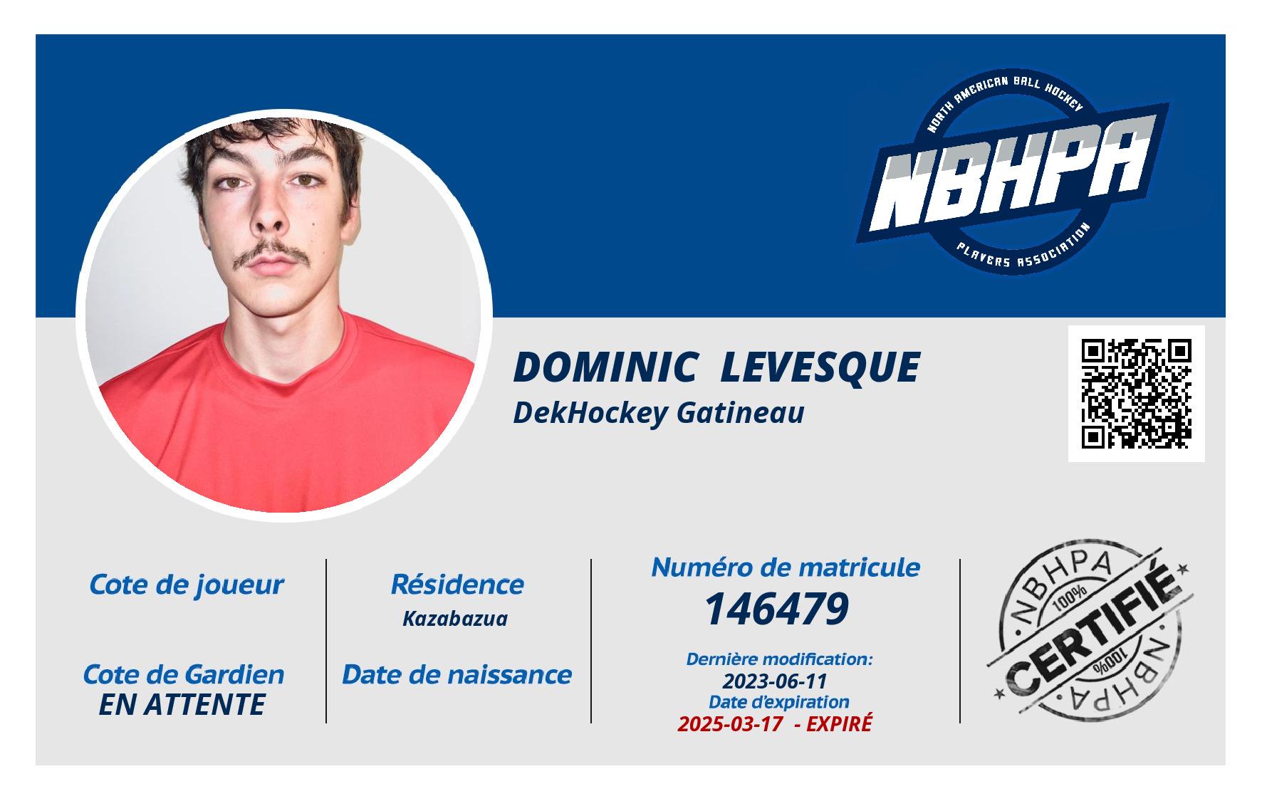 Dominic  Levesque 