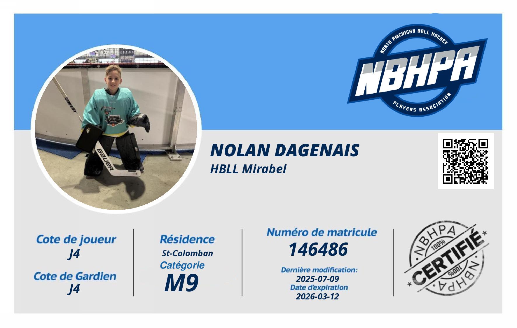 Nolan Dagenais