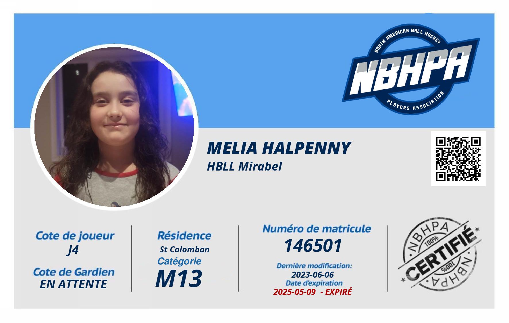 Melia Halpenny