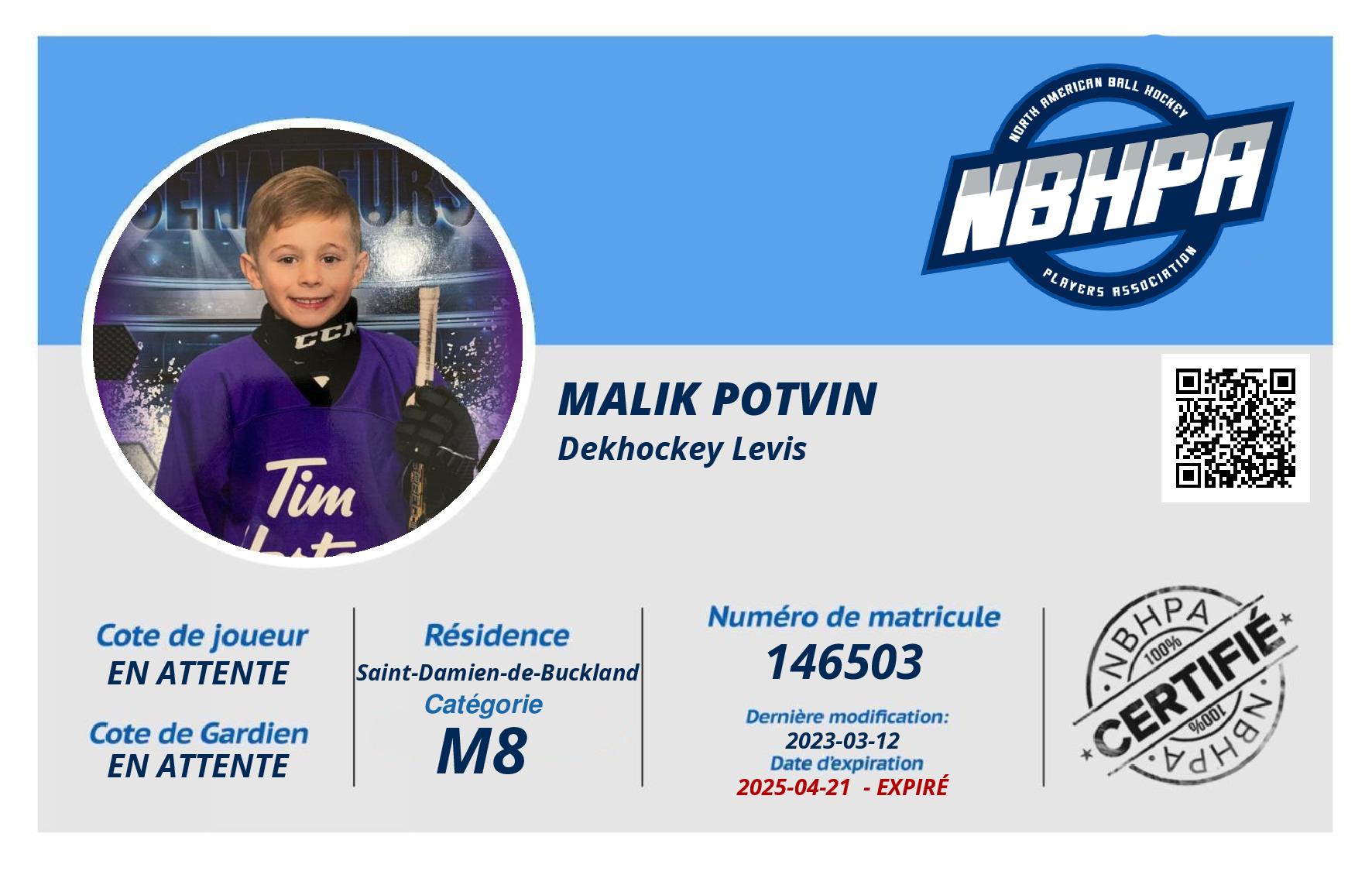 Malik Potvin