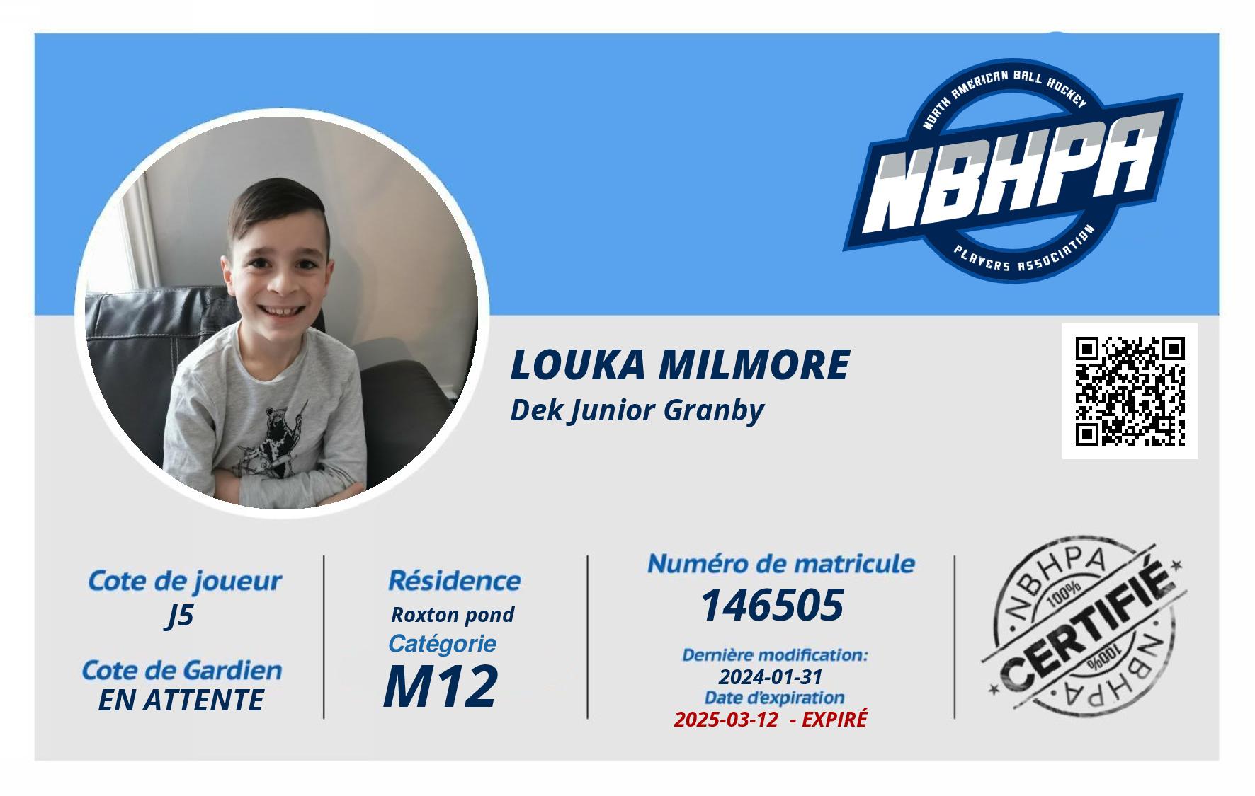 Louka Milmore 