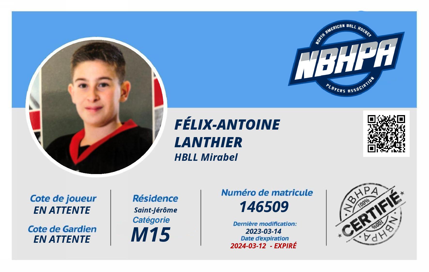Félix-Antoine Lanthier