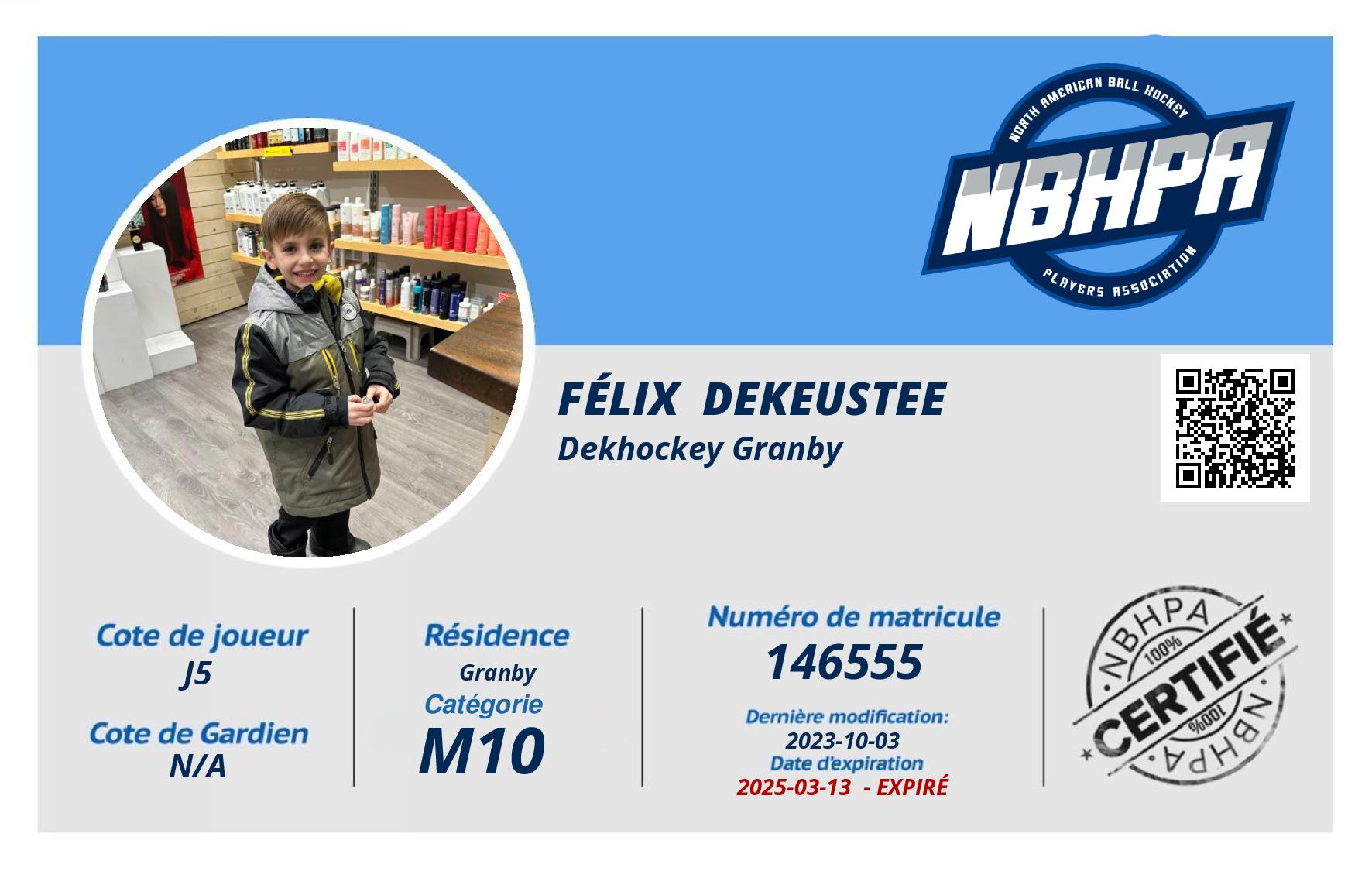 Félix  Dekeustee
