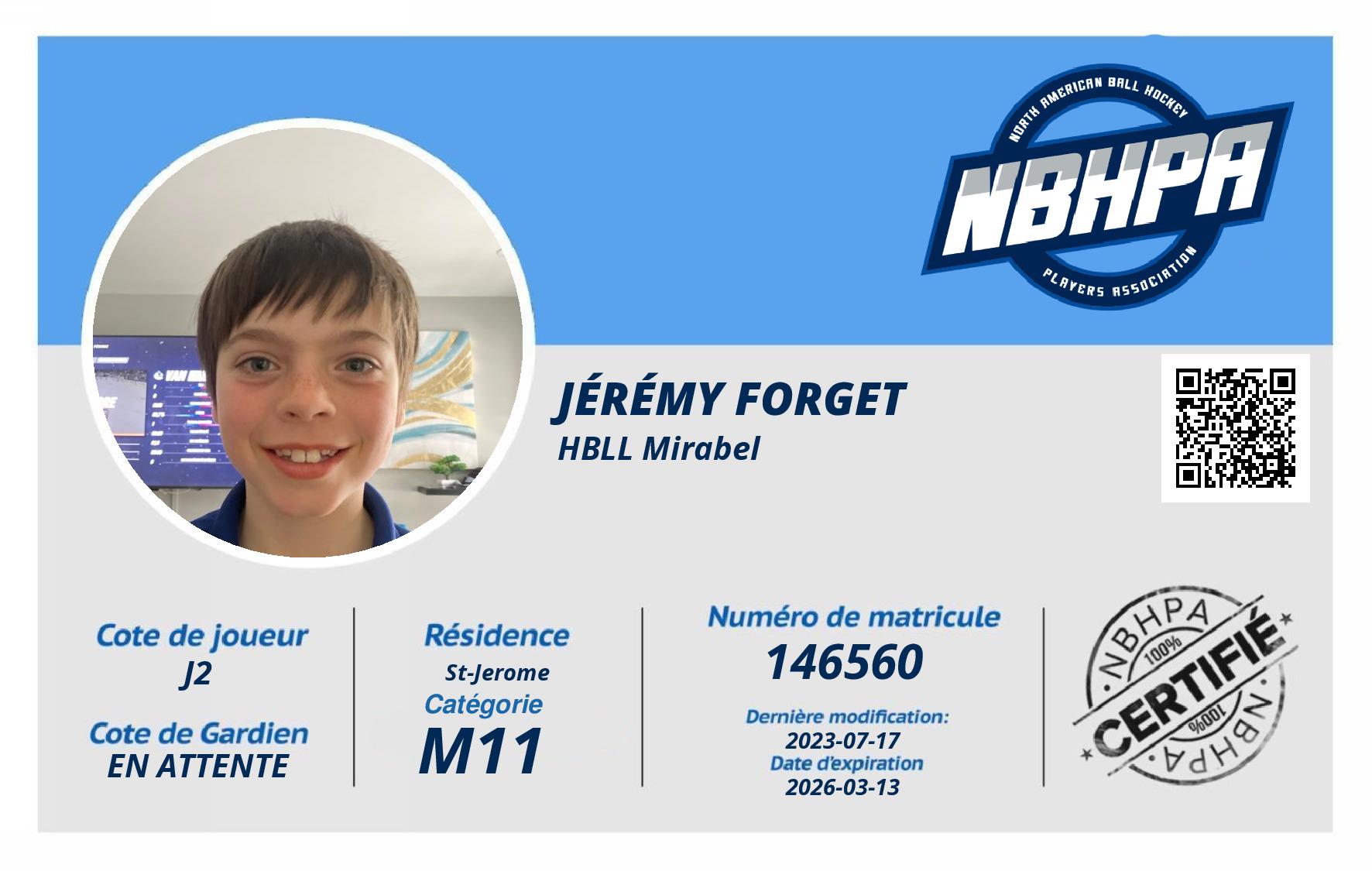 Jérémy Forget