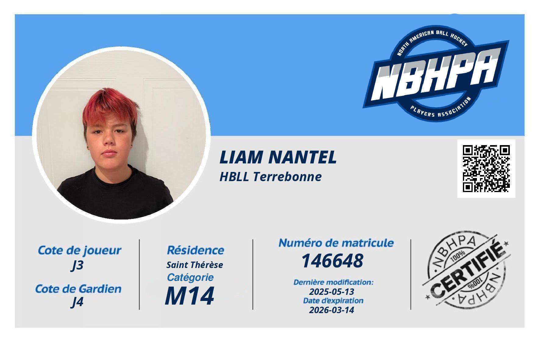 Liam Nantel