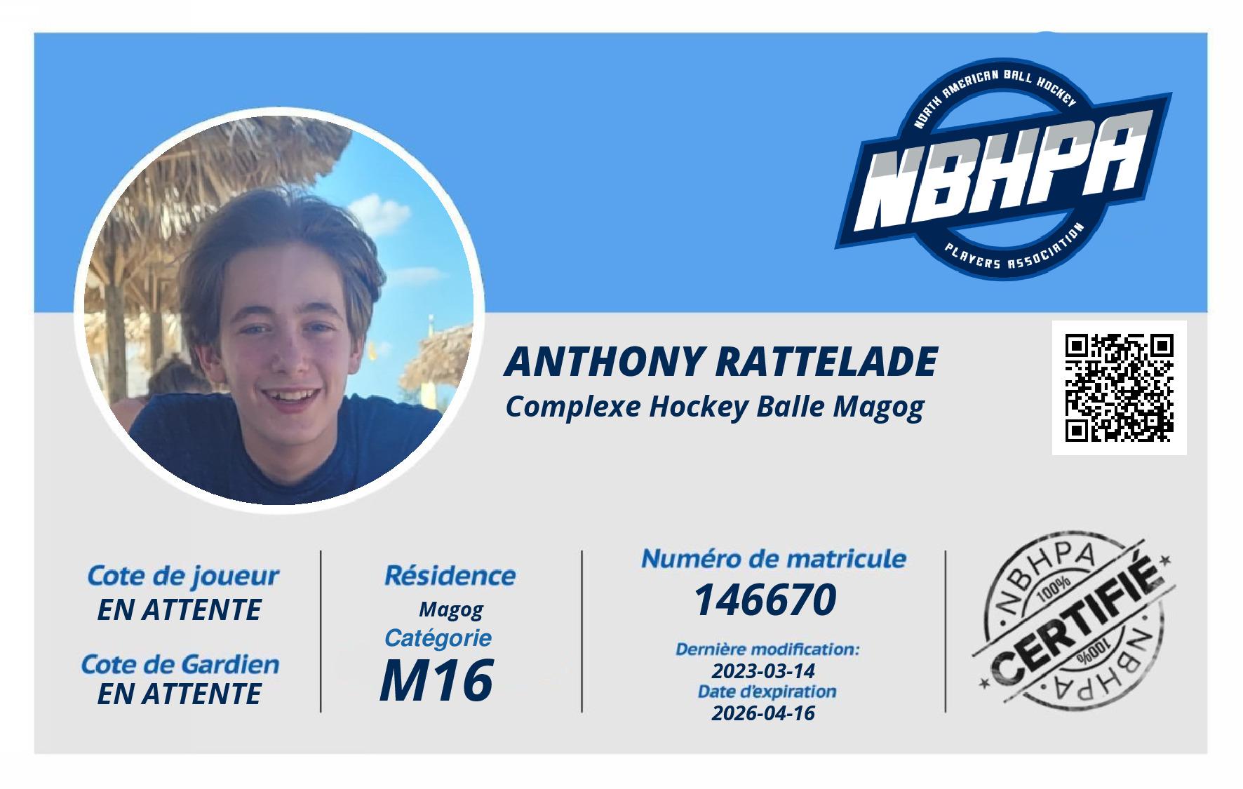 Anthony Rattelade 