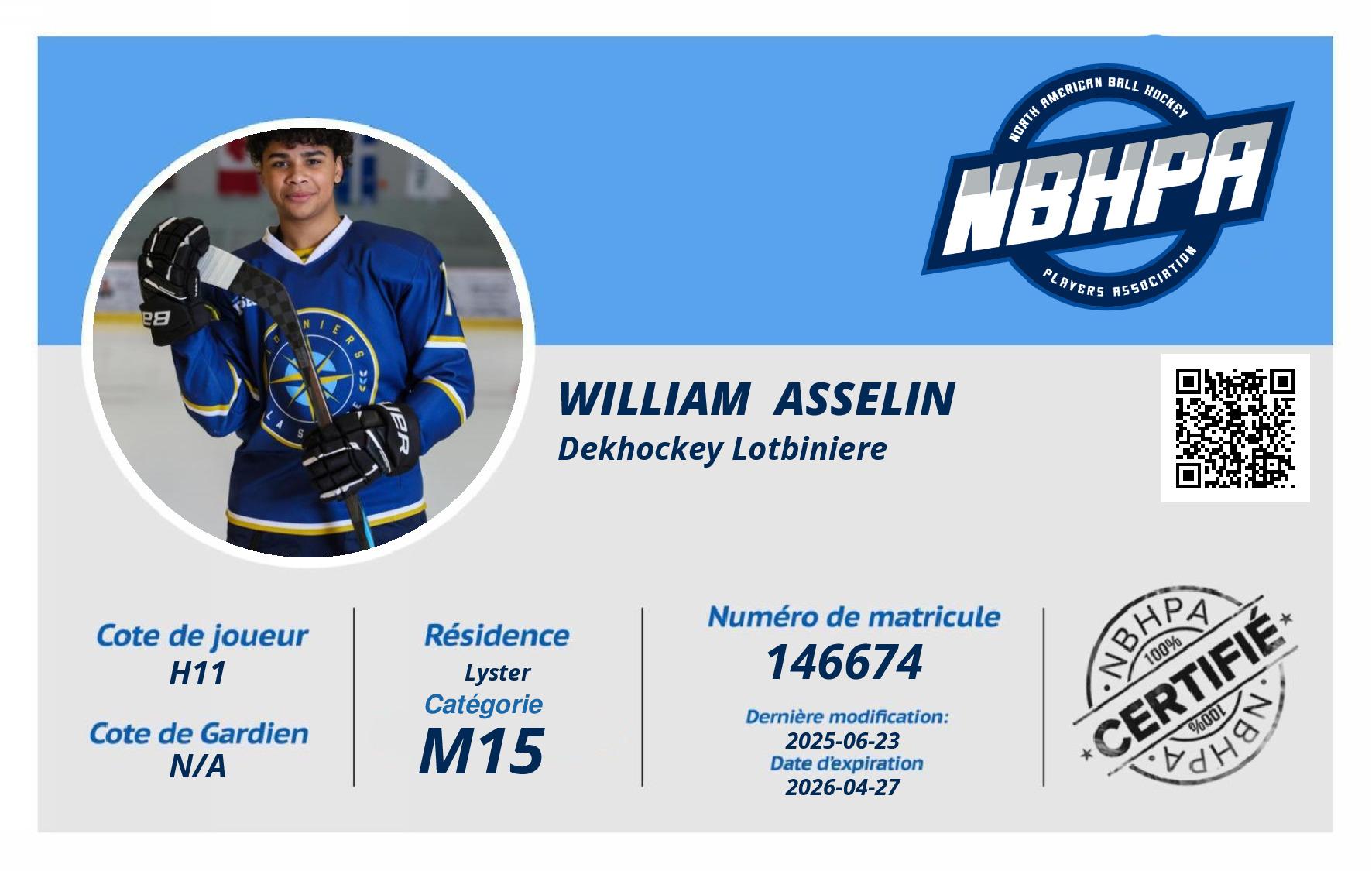 William  Asselin