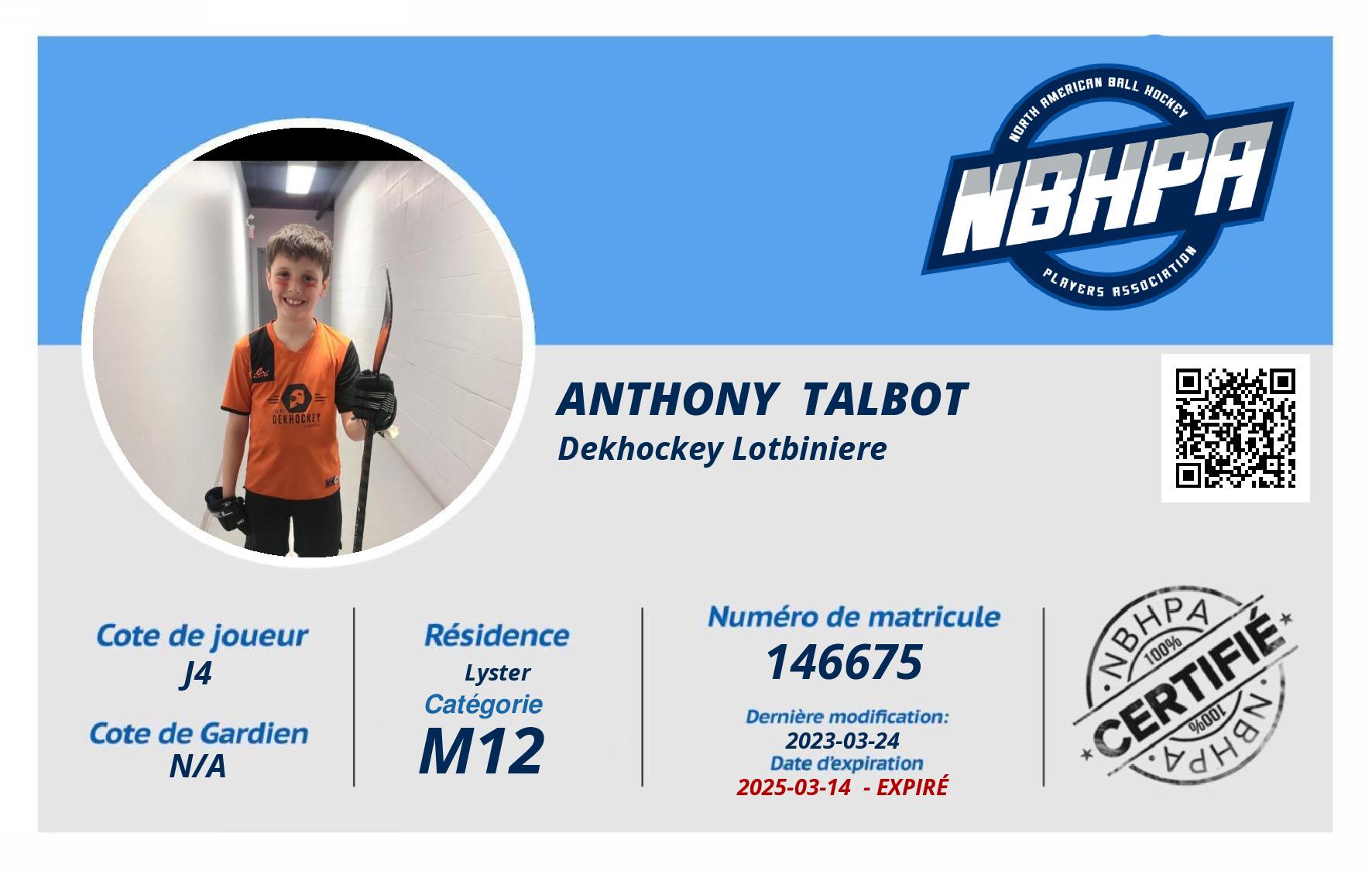 Anthony  Talbot 
