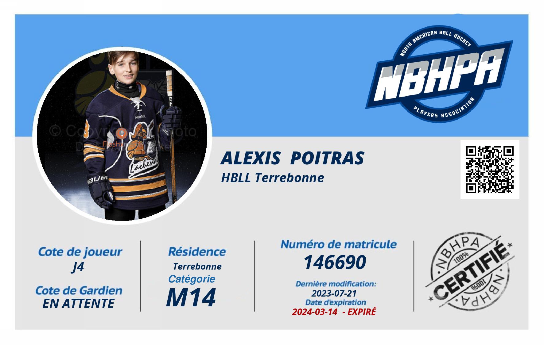 Alexis  Poitras