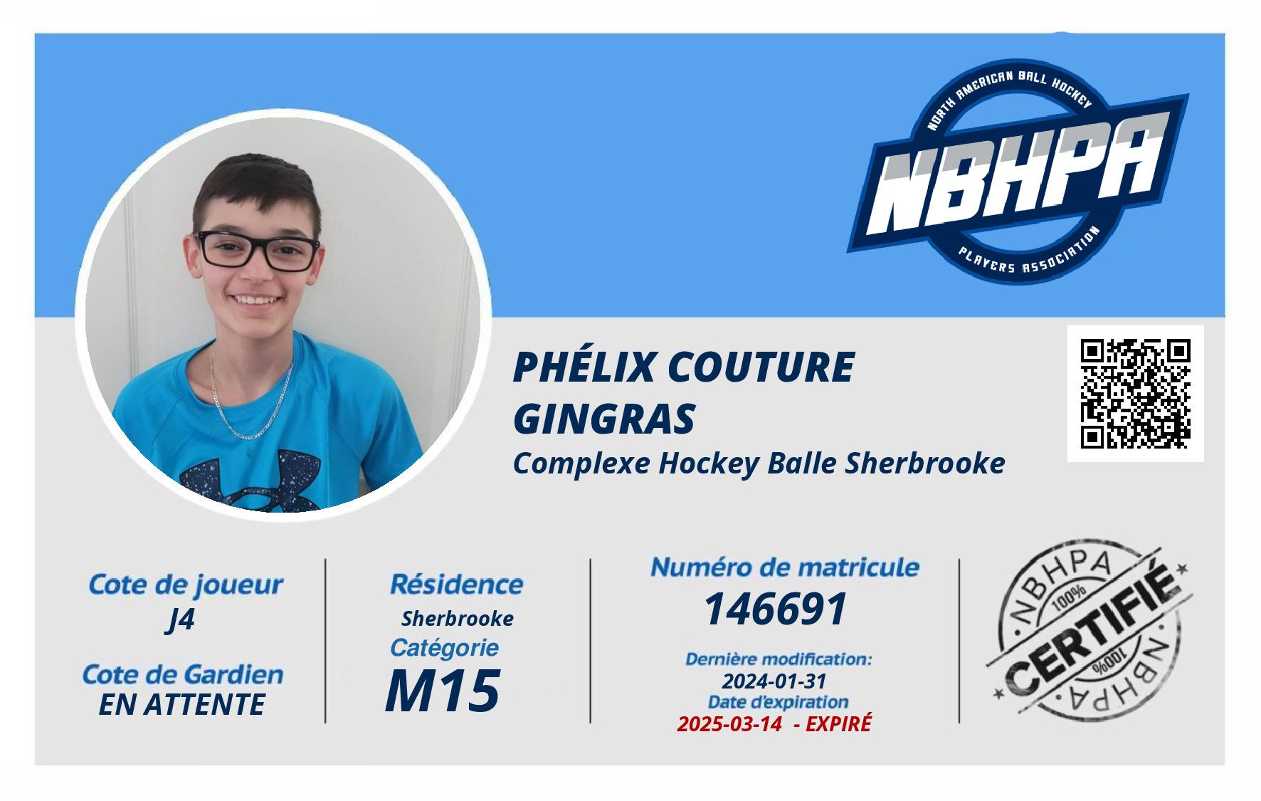 Phélix Couture Gingras