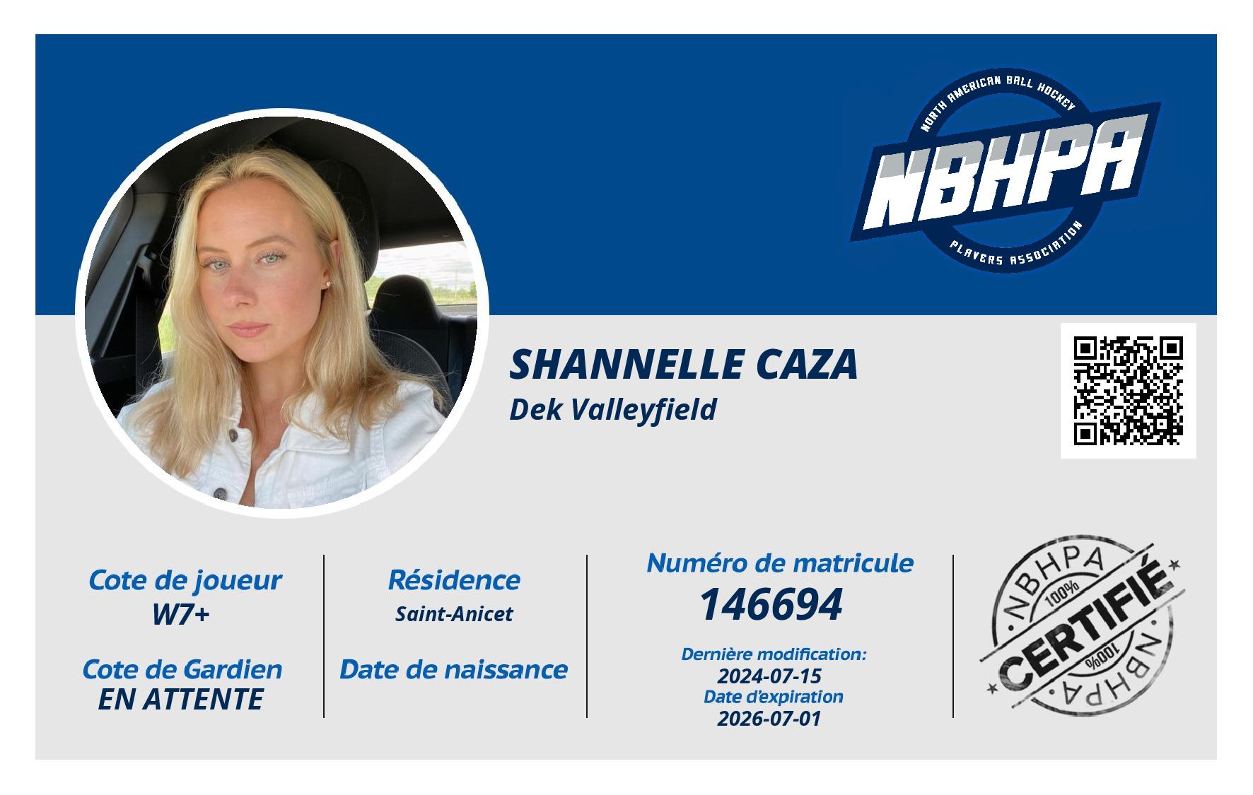 Shannelle Caza