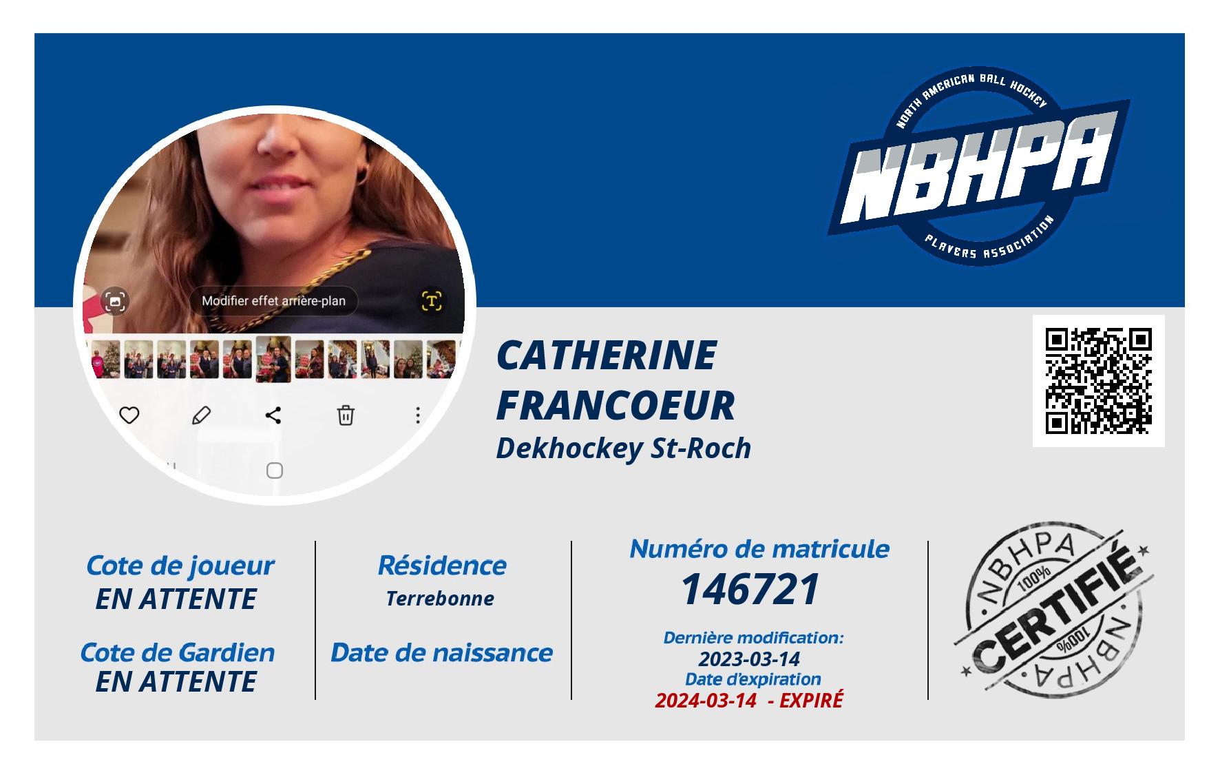 Catherine  Francoeur 