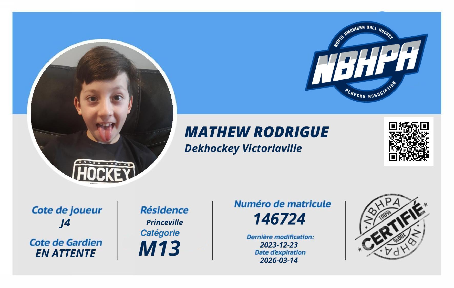 Mathew Rodrigue