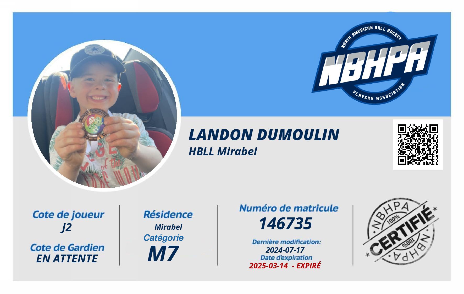 Landon Dumoulin