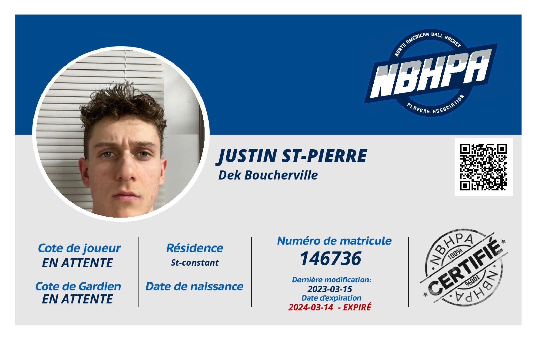 Justin St-pierre