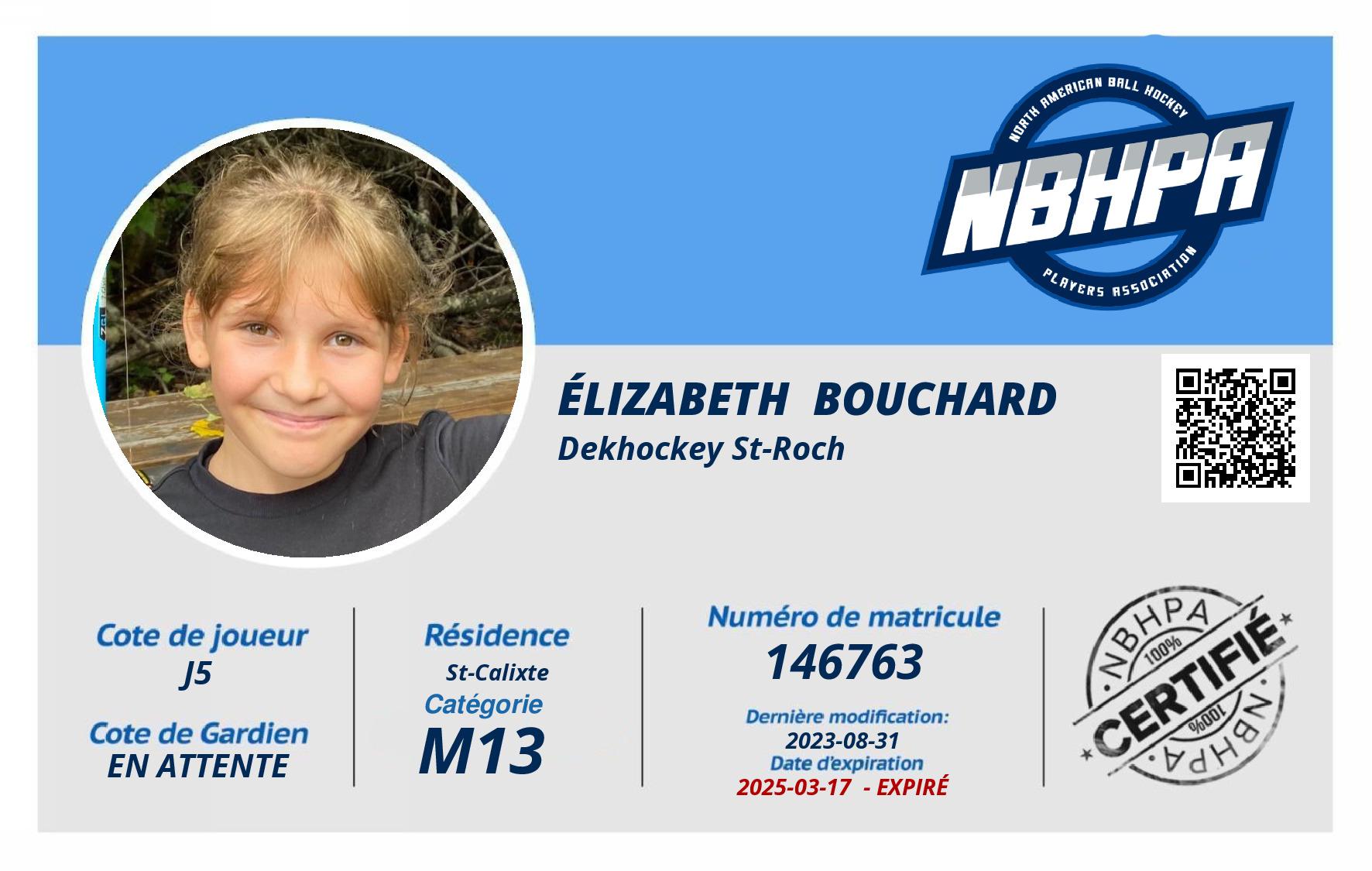 Élizabeth  Bouchard 