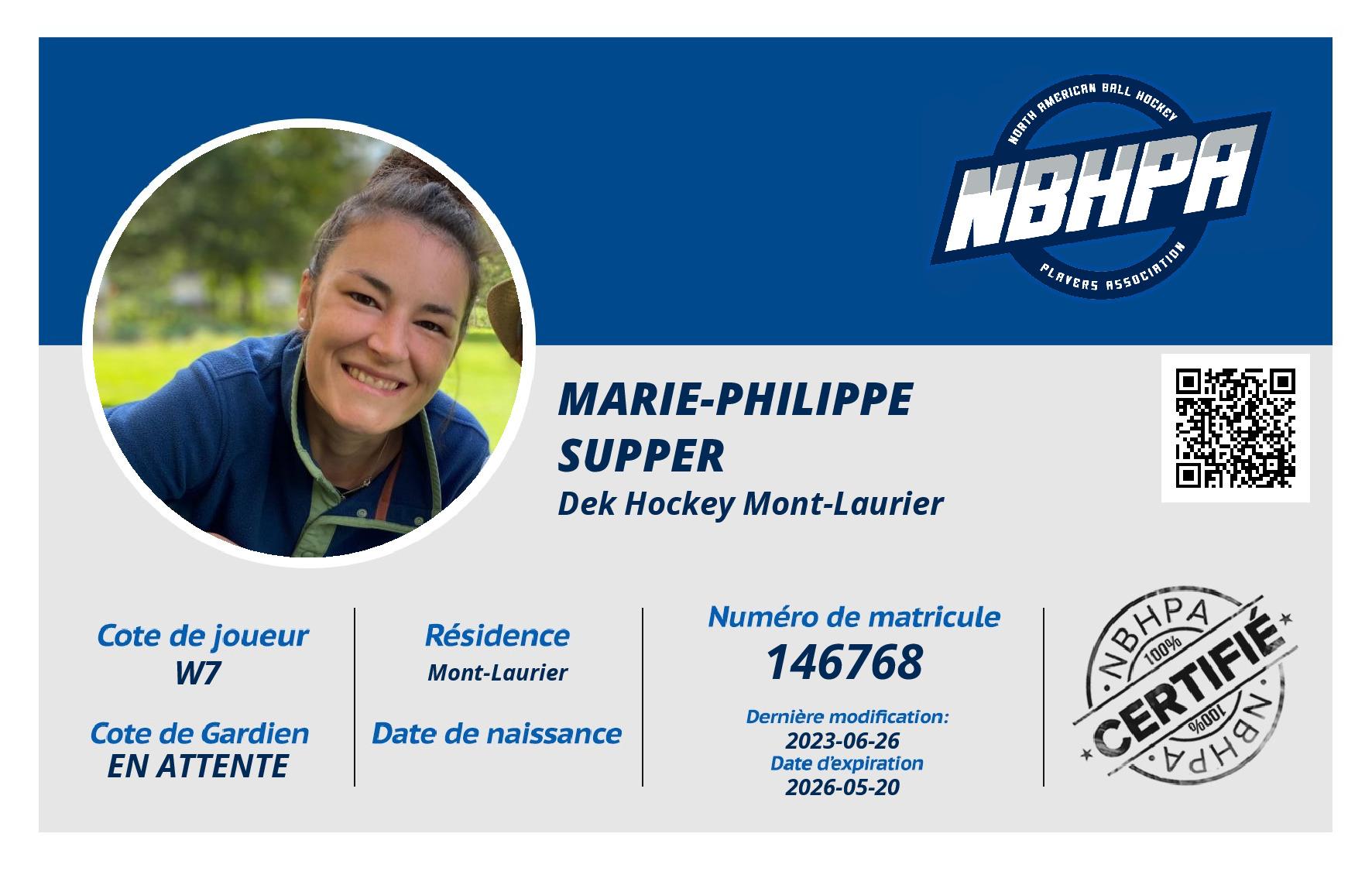 Marie-Philippe Supper