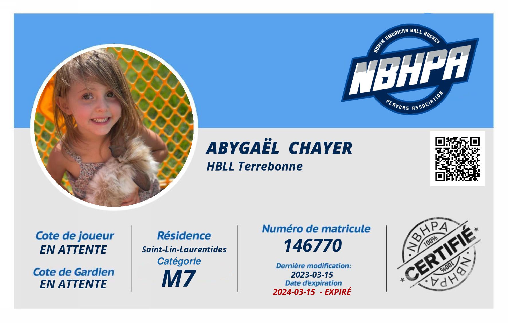 Abygaël  Chayer