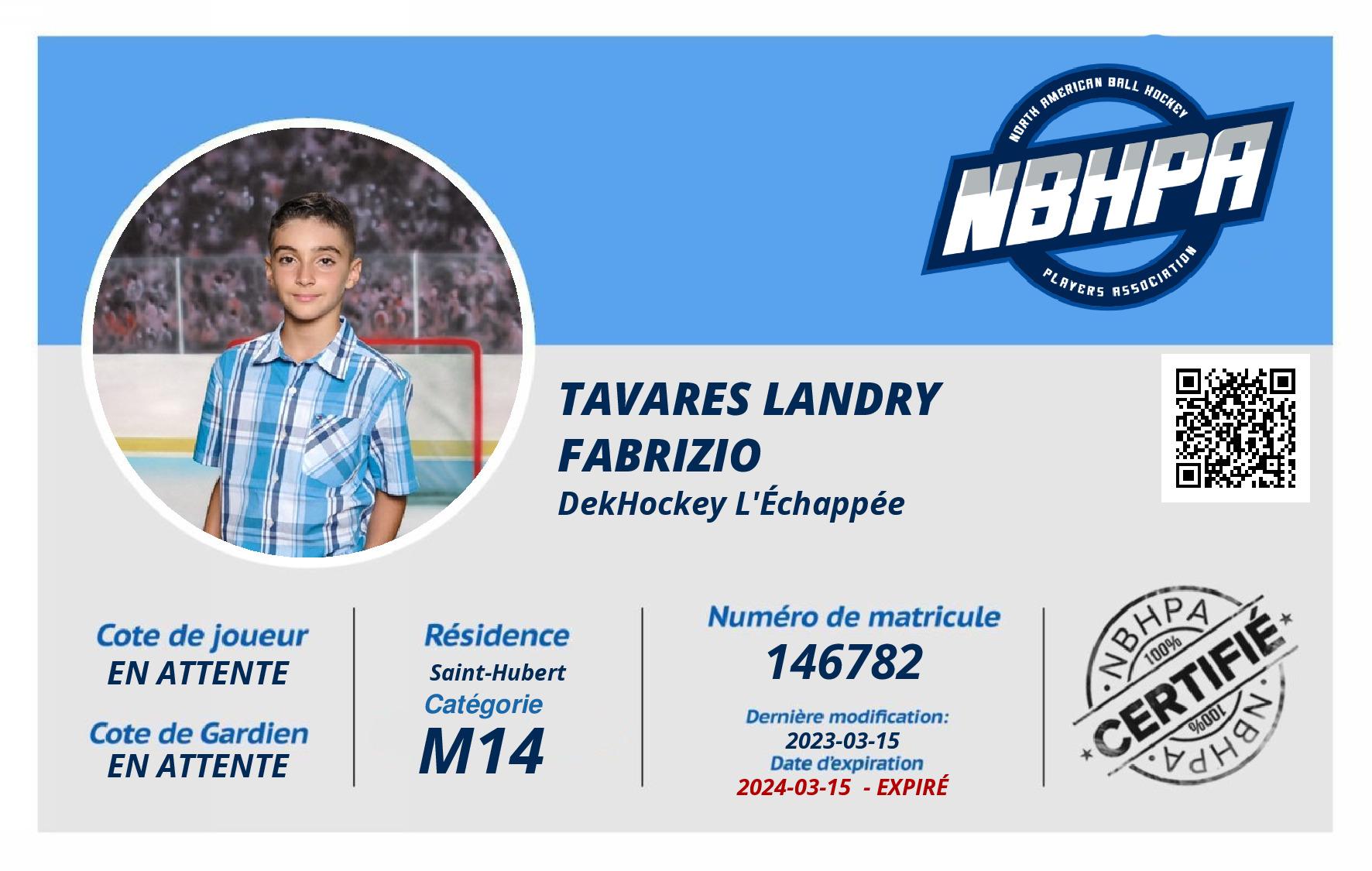 Tavares Landry Fabrizio