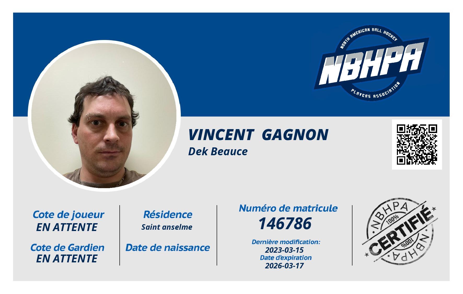 Vincent  Gagnon 