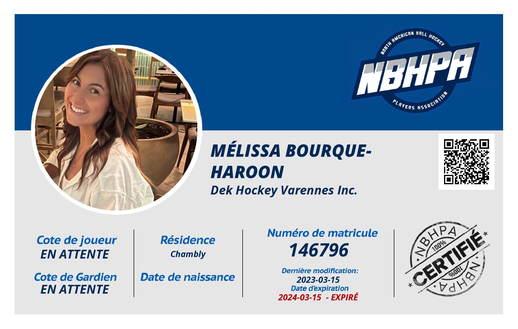 Mélissa Bourque-Haroon