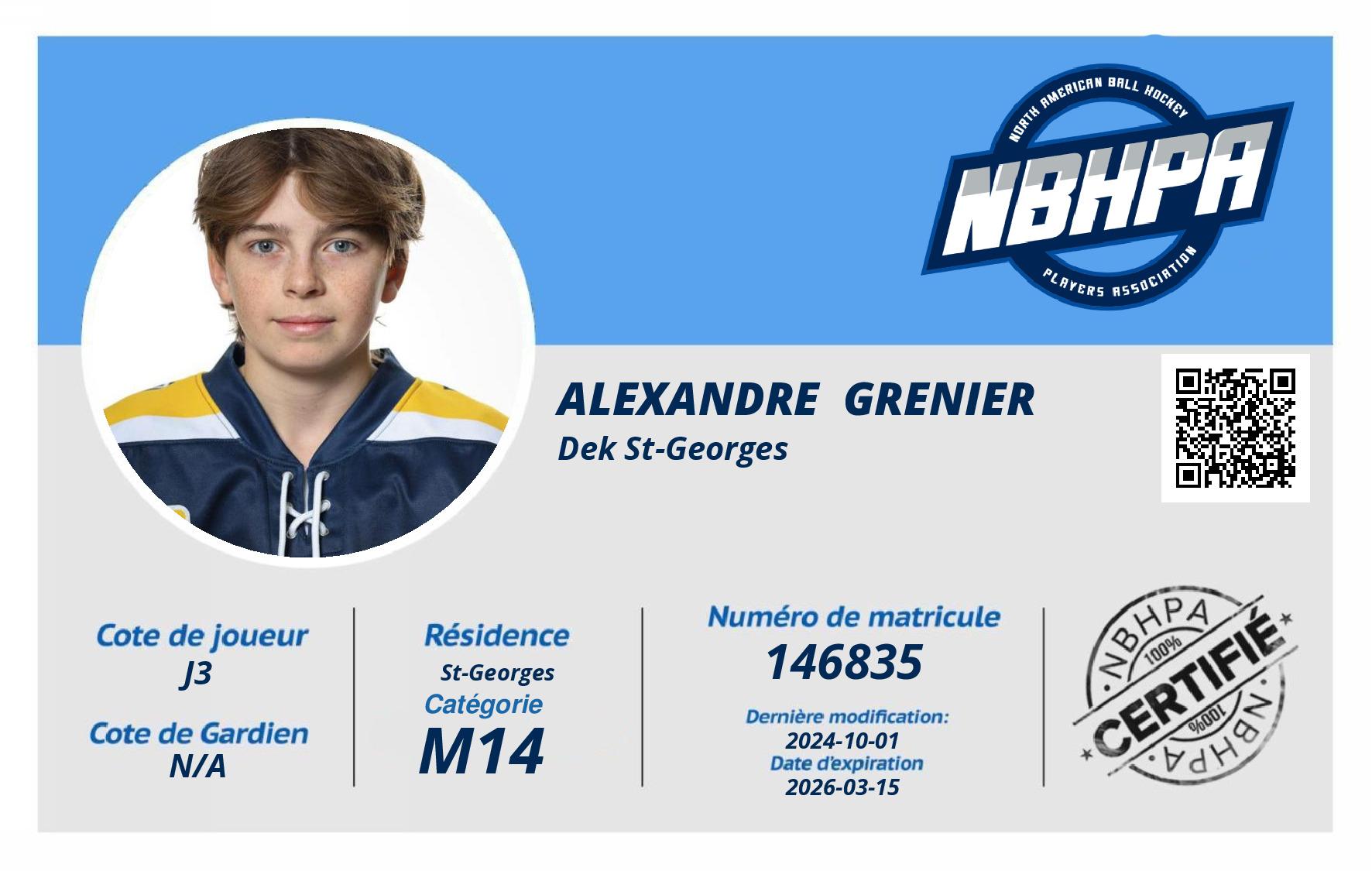 Alexandre  Grenier