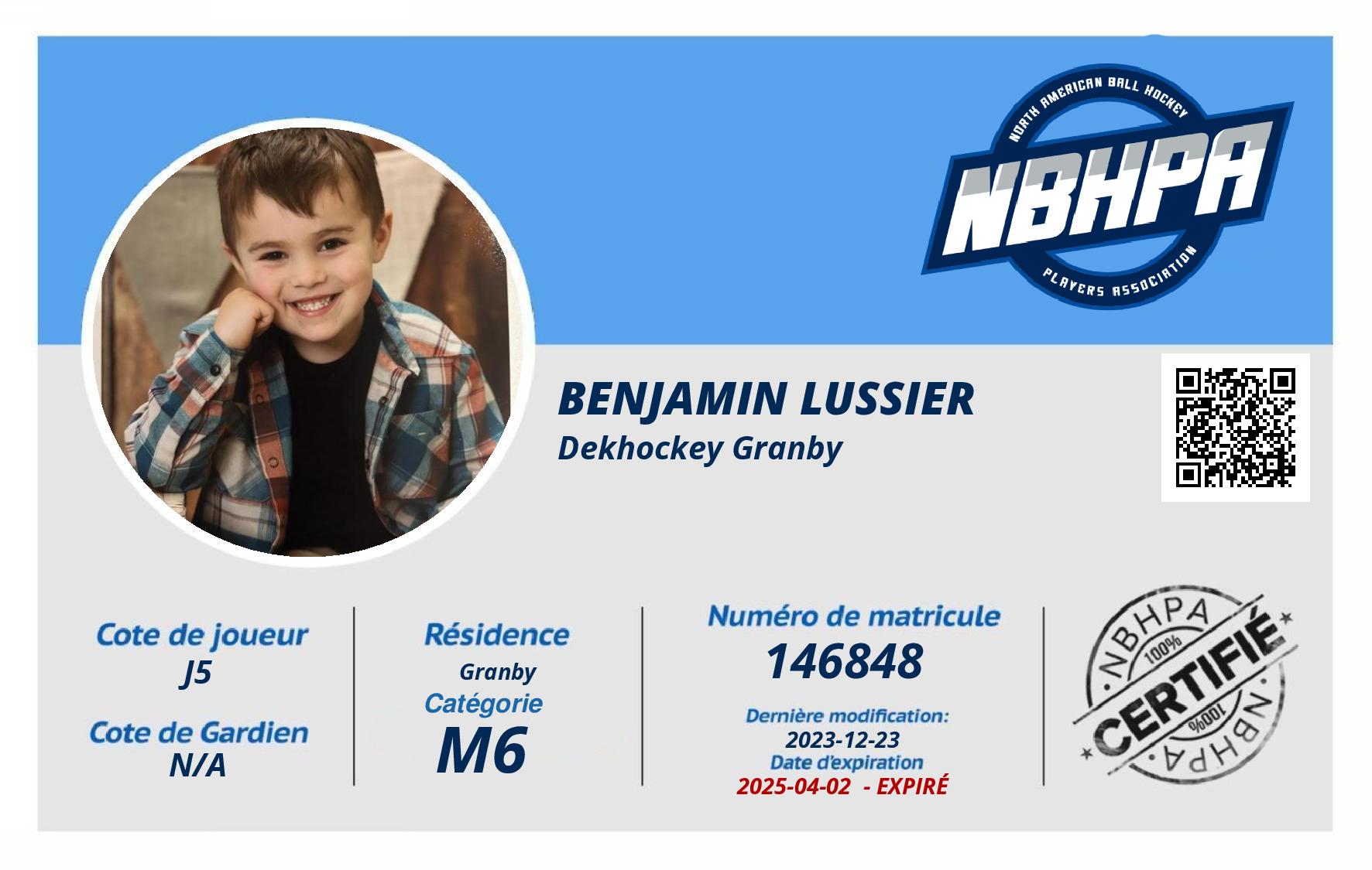 Benjamin Lussier