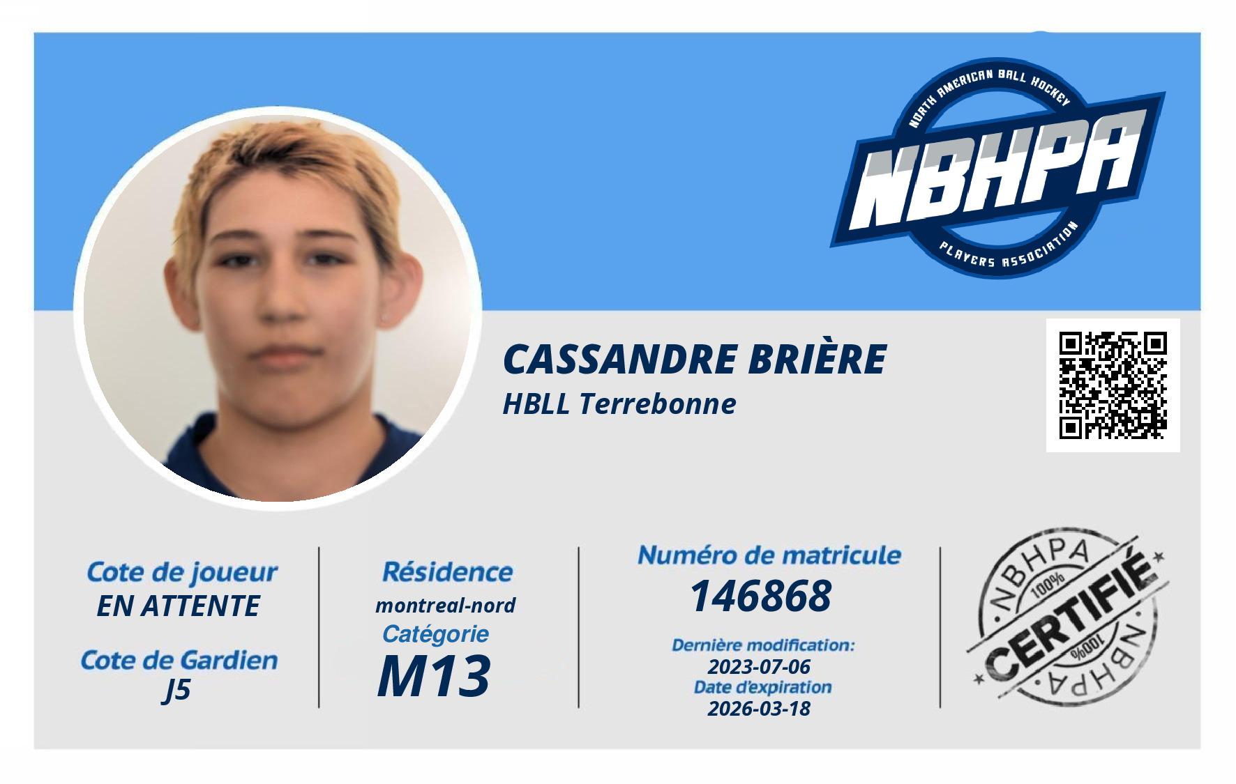 Cassandre Brière