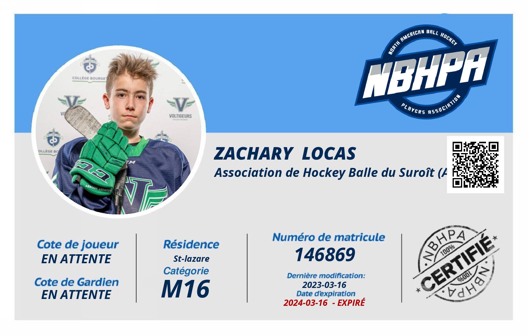 Zachary  Locas 