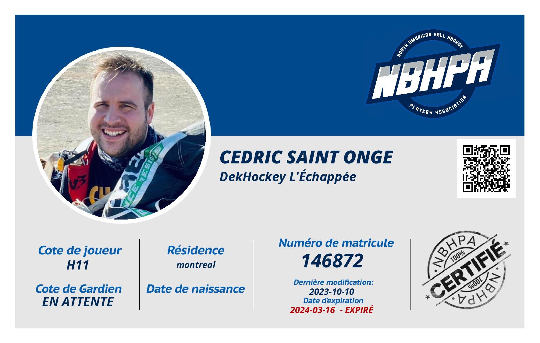 Cedric Saint Onge