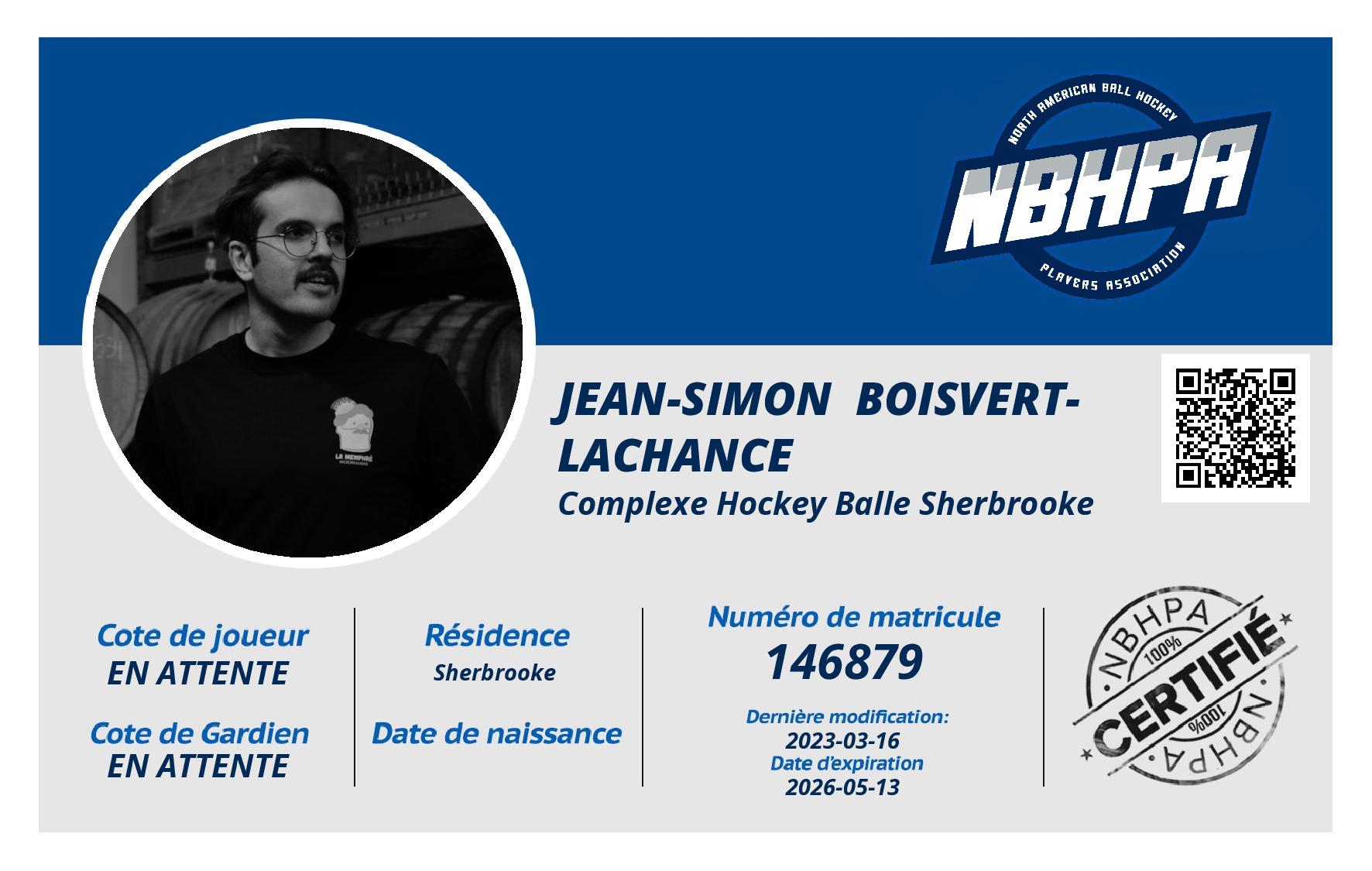 Jean-Simon  Boisvert-Lachance