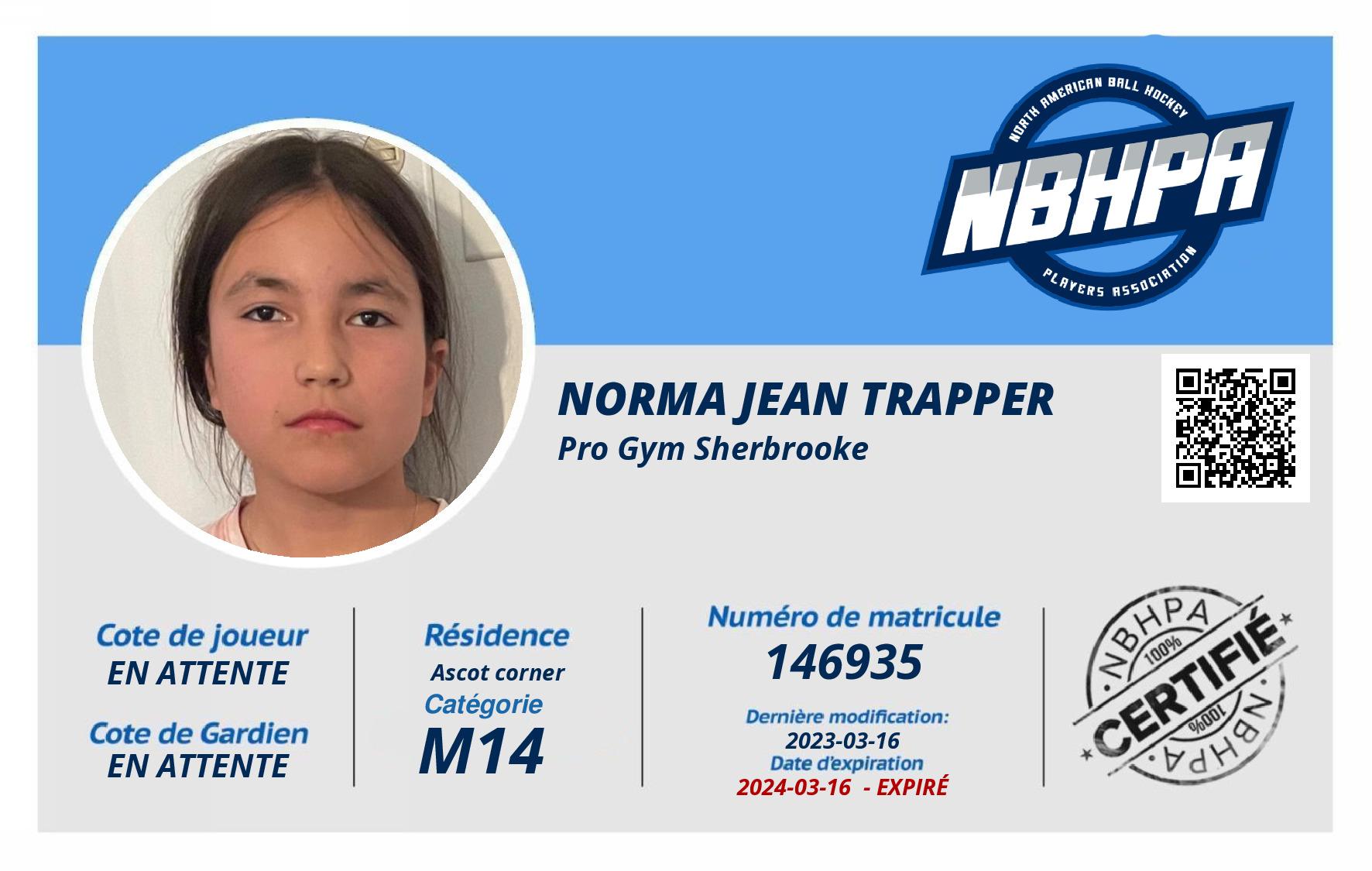 Norma Jean Trapper