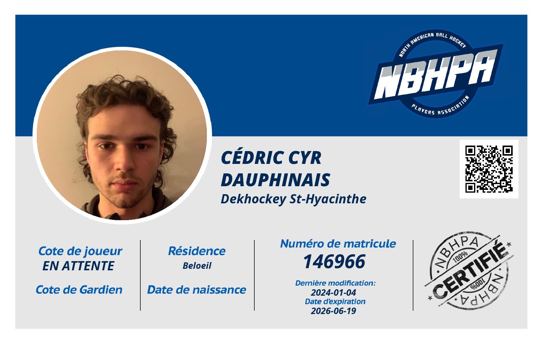 Cédric Cyr Dauphinais
