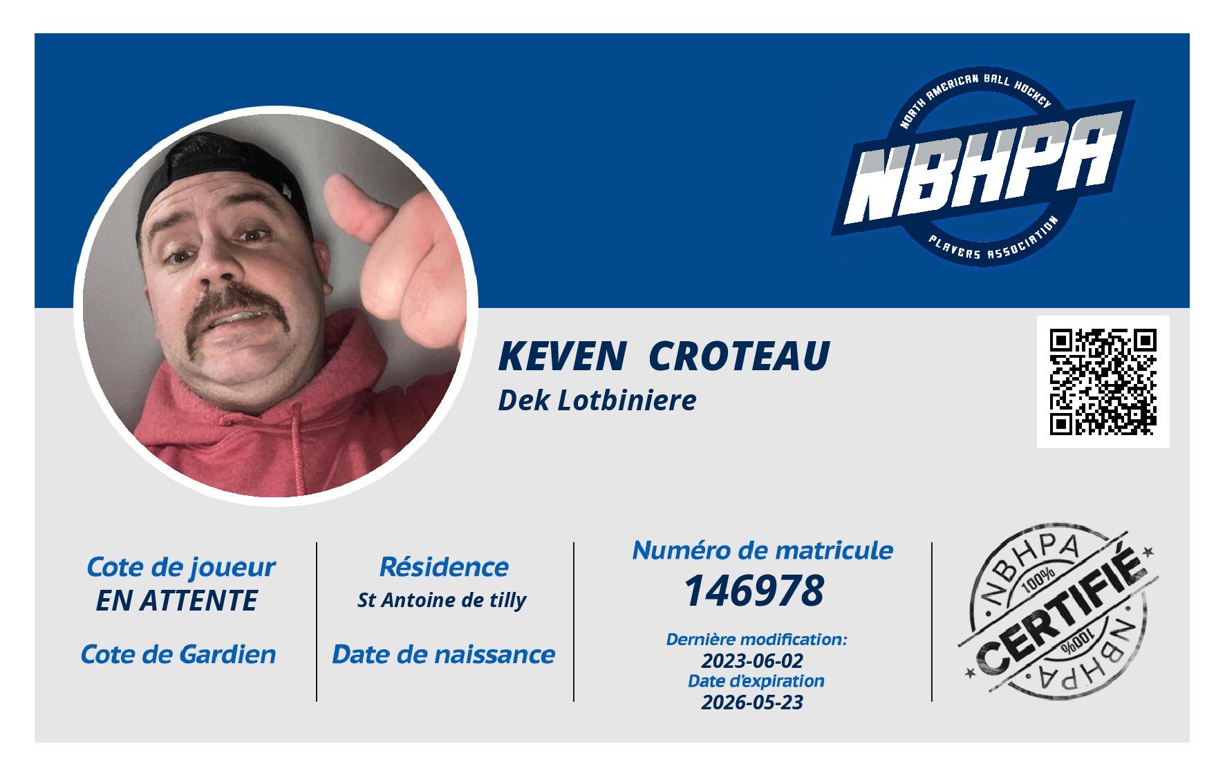 Keven  Croteau 
