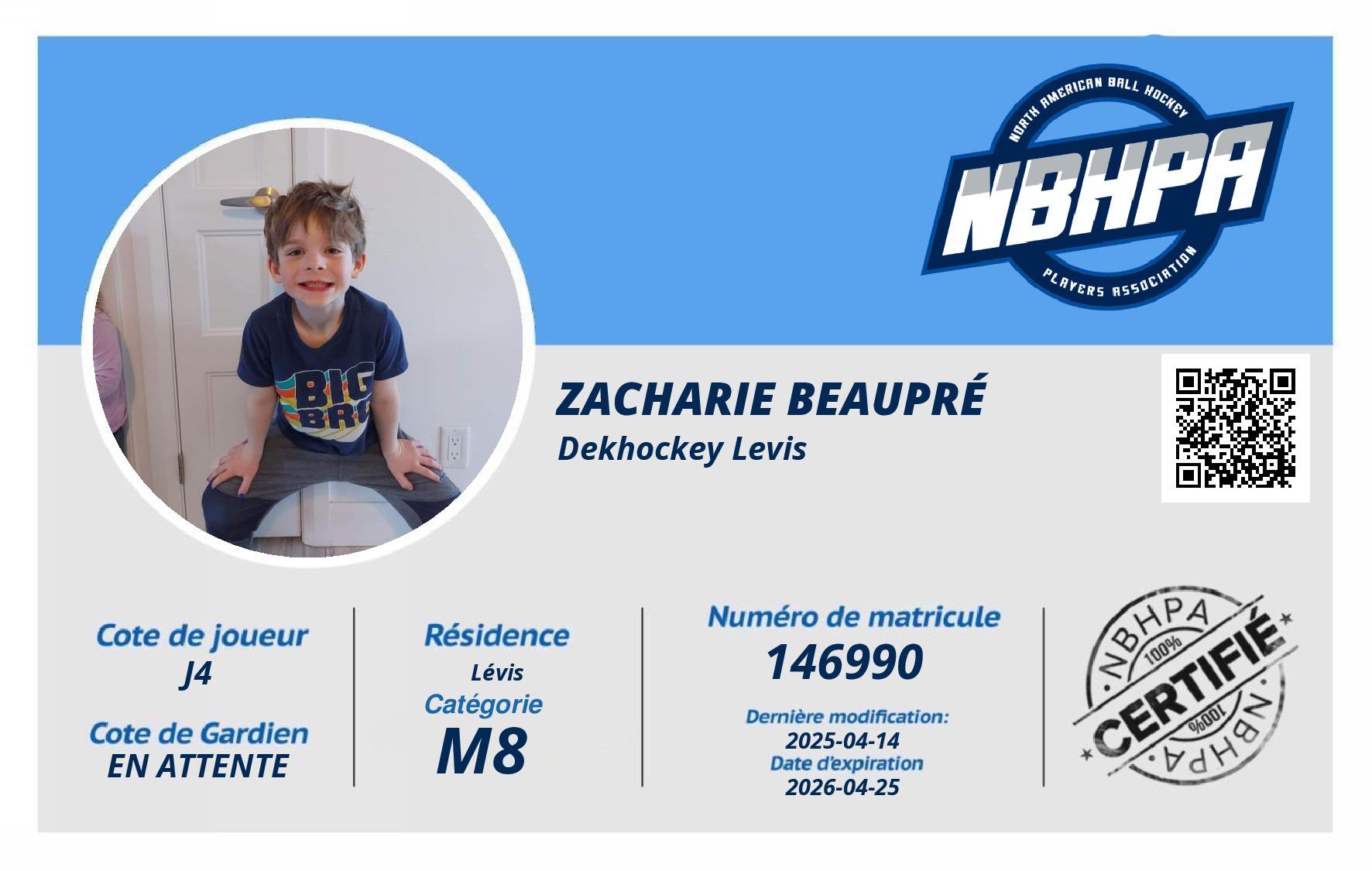 Zacharie Beaupré