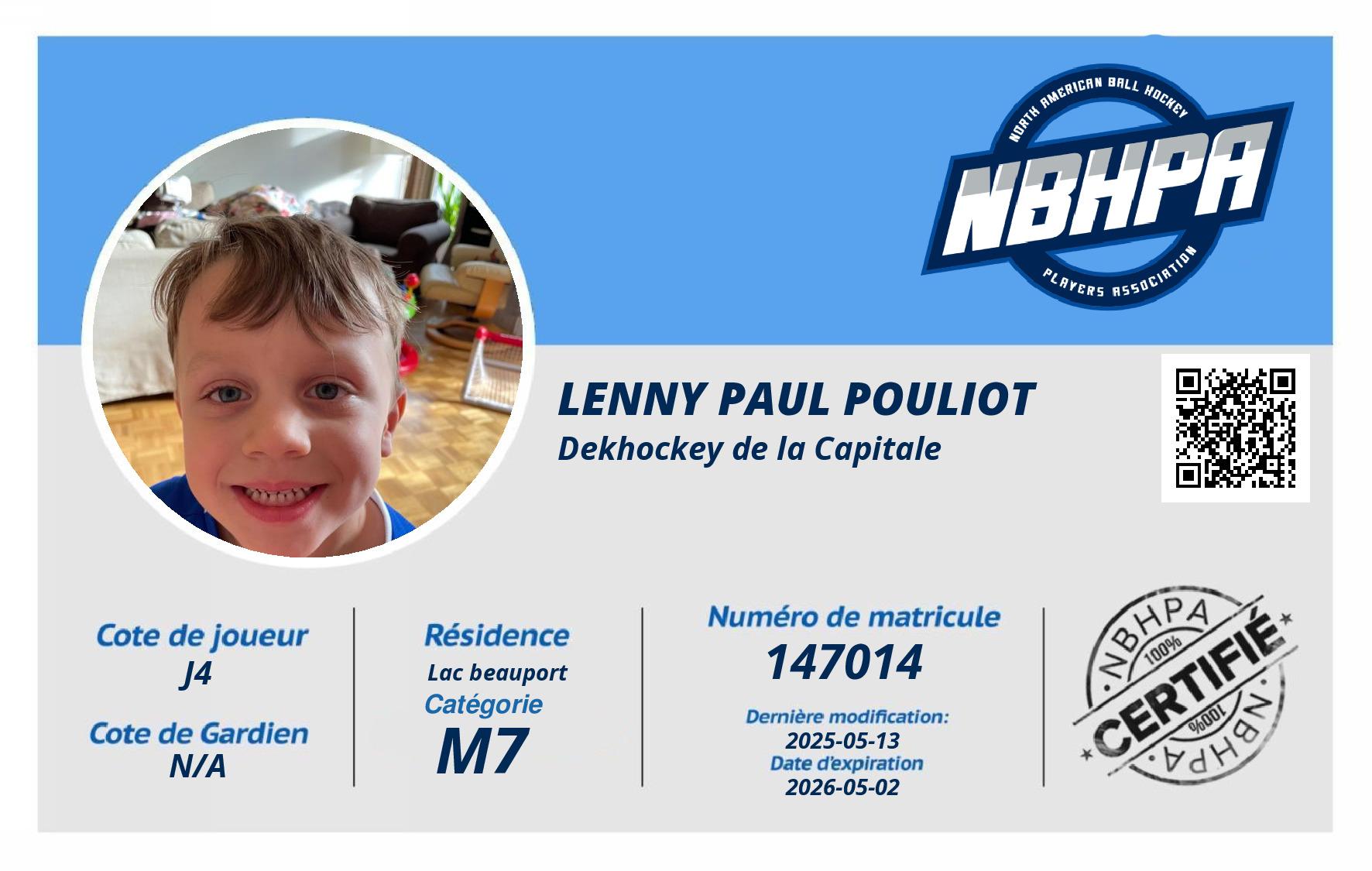 Lenny Paul Pouliot