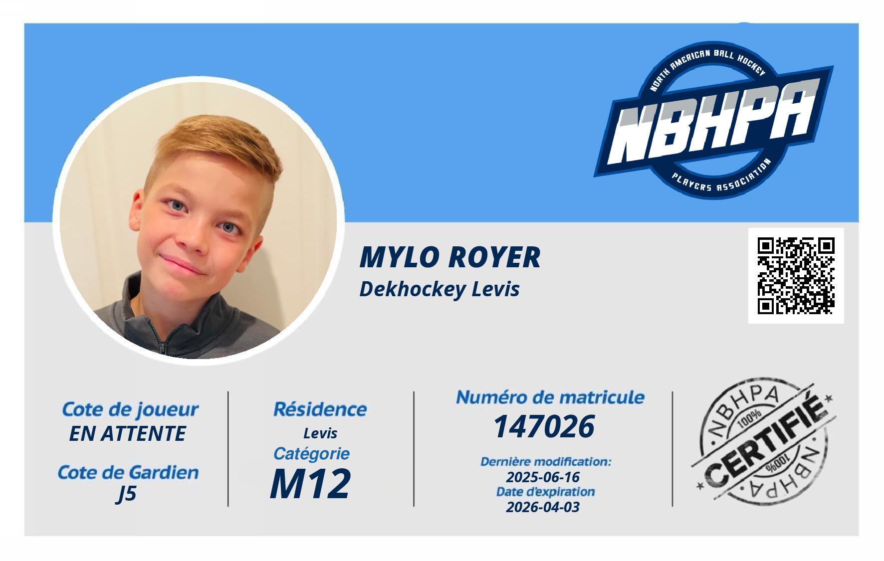 Mylo Royer