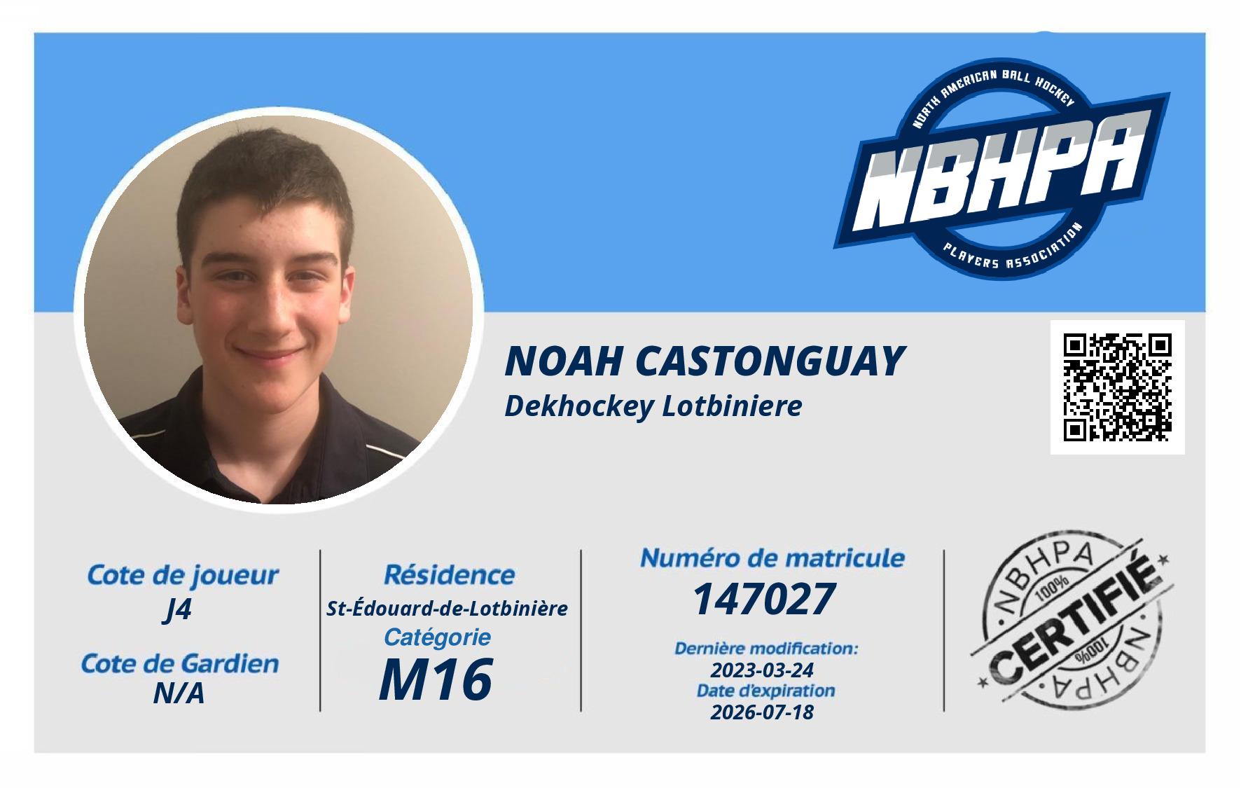 Noah Castonguay 