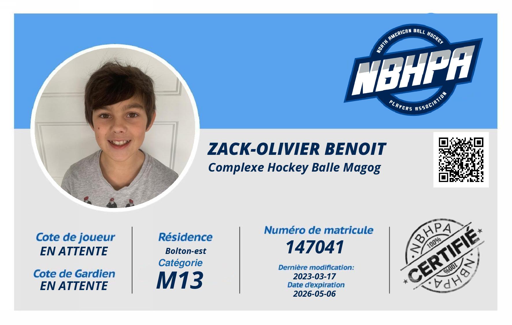 Zack-Olivier Benoit