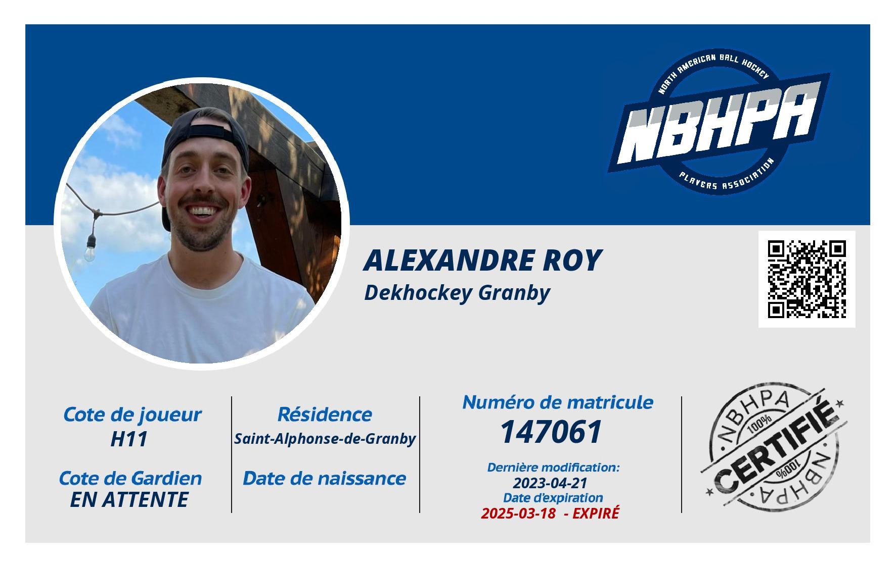 Alexandre Roy