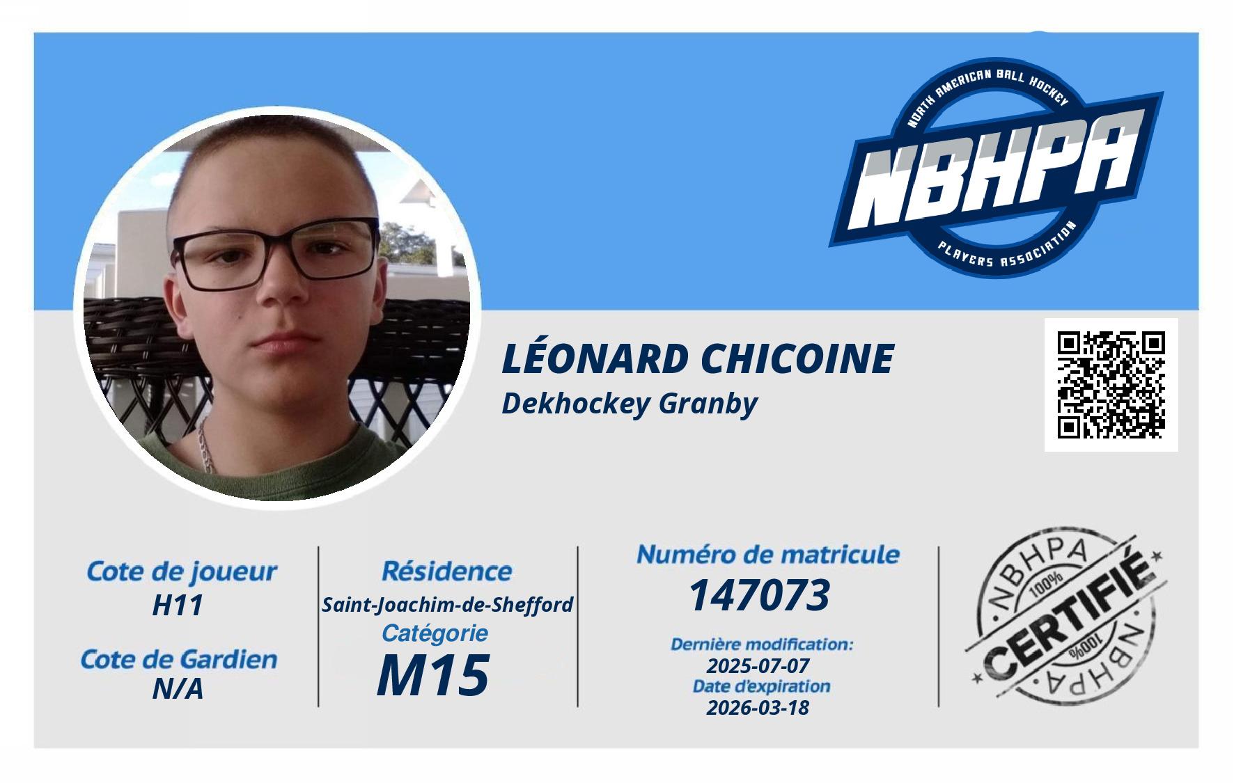Léonard Chicoine