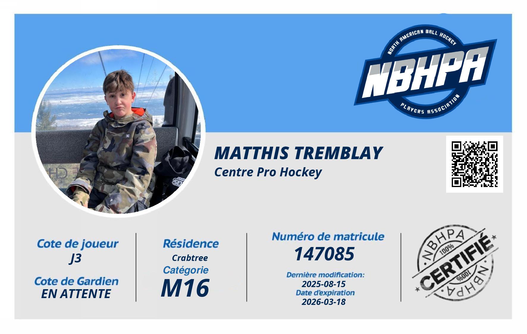 Matthis Tremblay